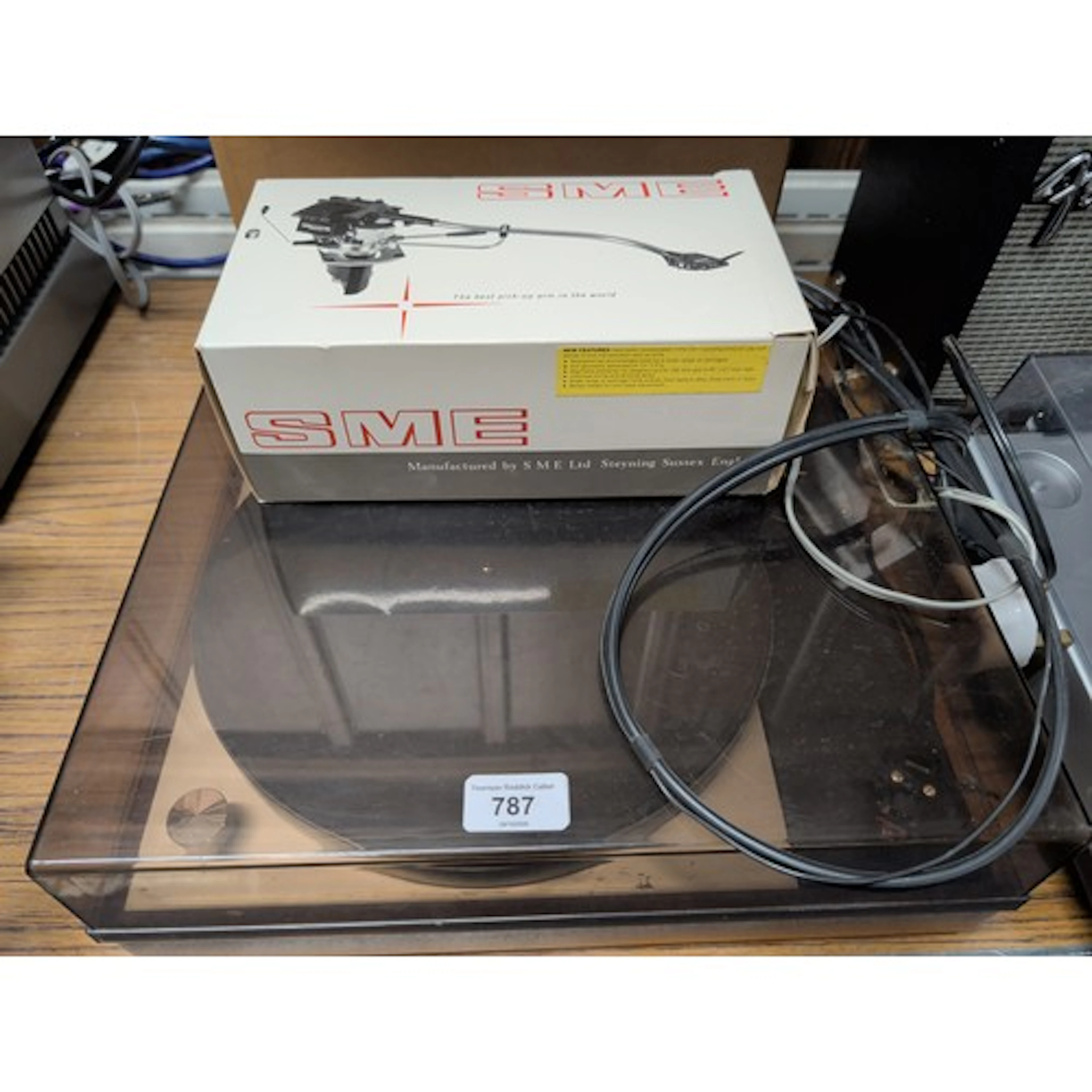 Record player with SME series III S carrying arm