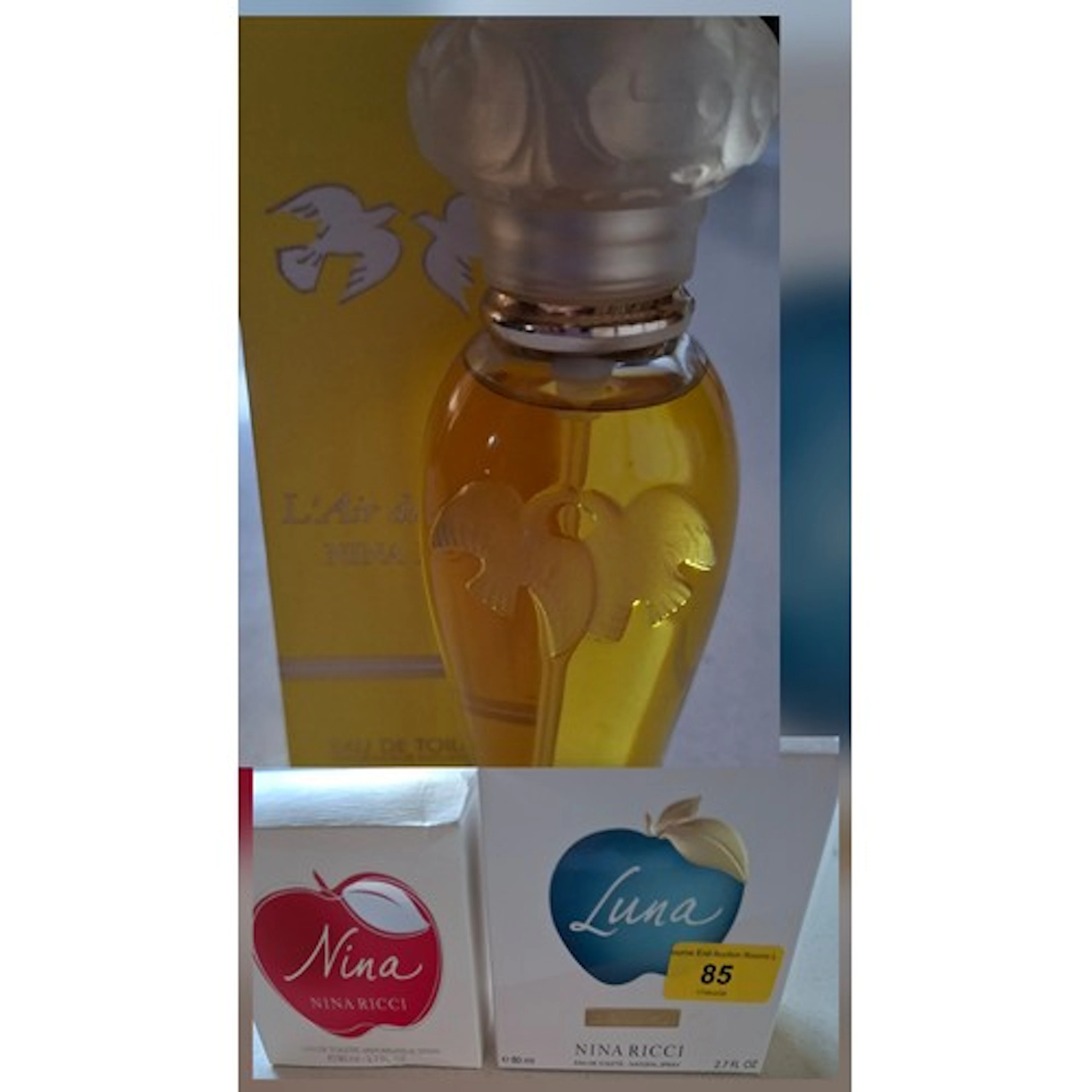 Nina Ricci- Three fragrances comprising 'Nina' Eau de Toilet...