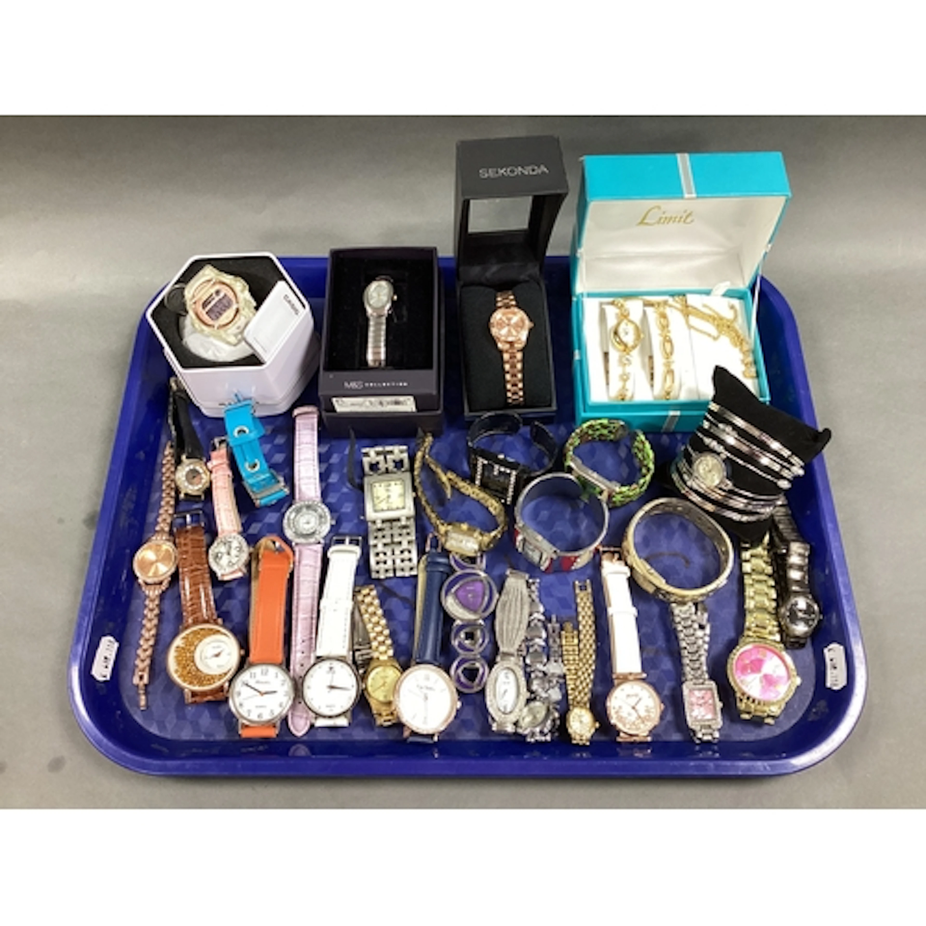 A Collection of Assorted Ladies Wristwatches, including Casi...