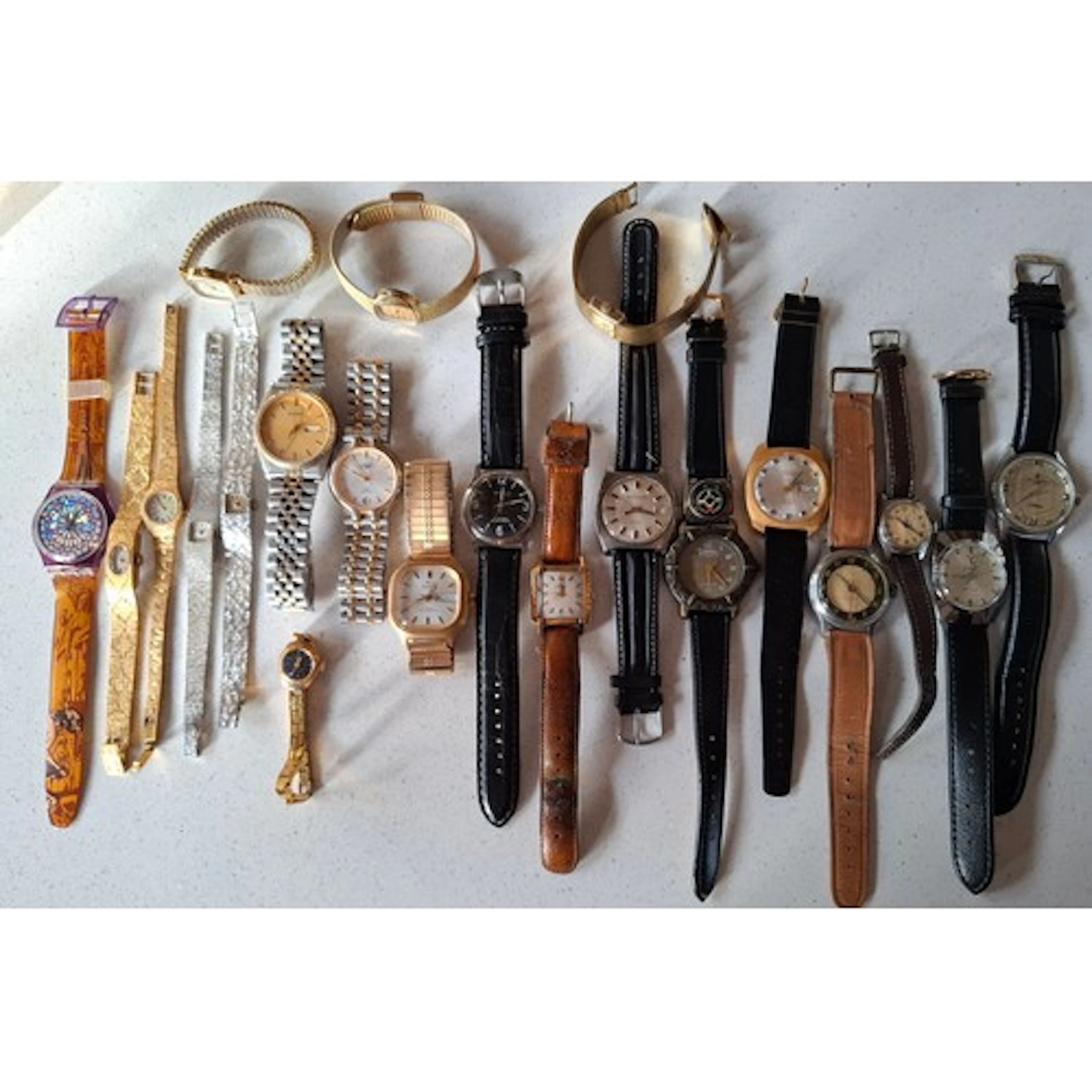 Vintage watches to include a gents Attwood & Sawyer 2-tone w...