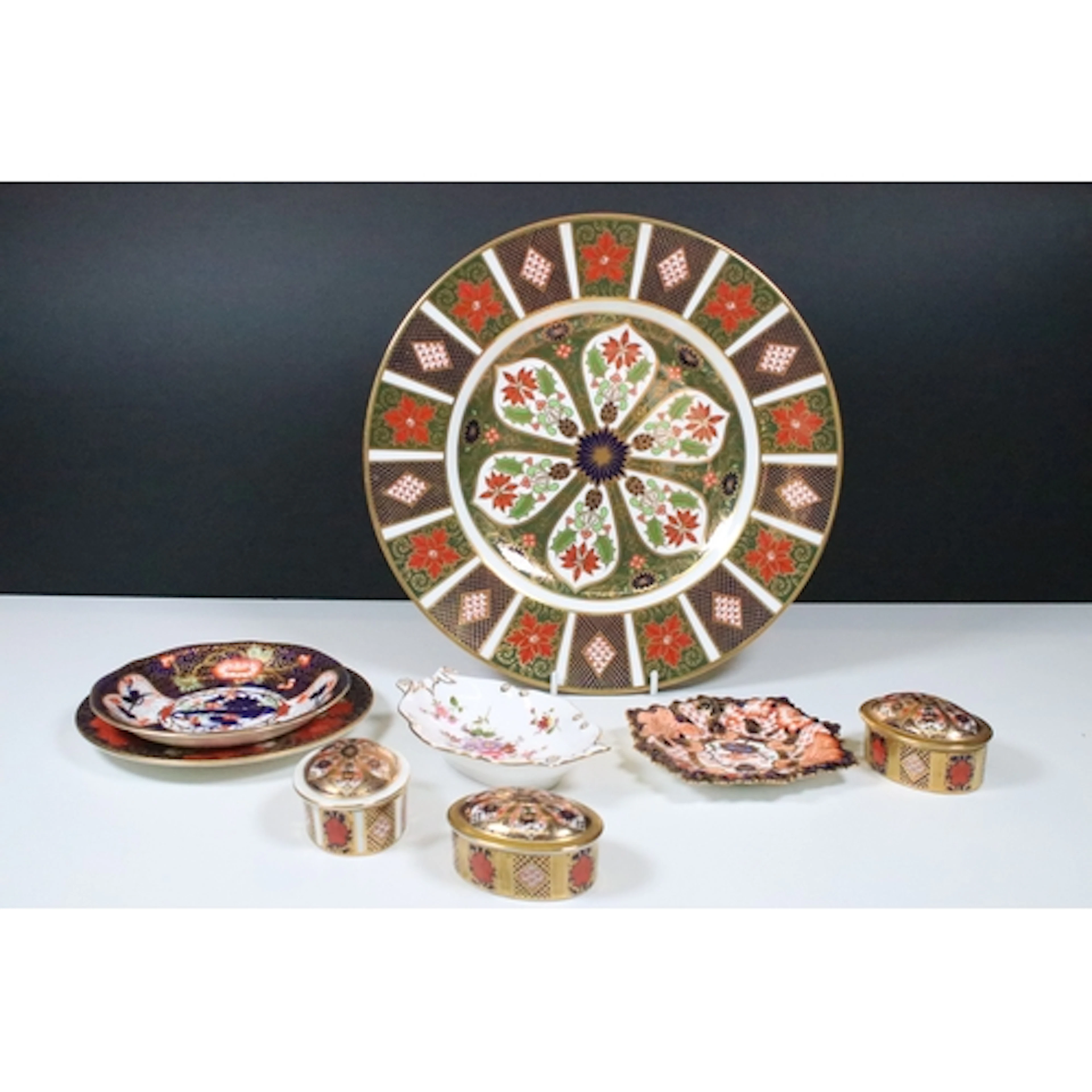 Collection of Royal Crown Derby Imari wares, to comprise thr...
