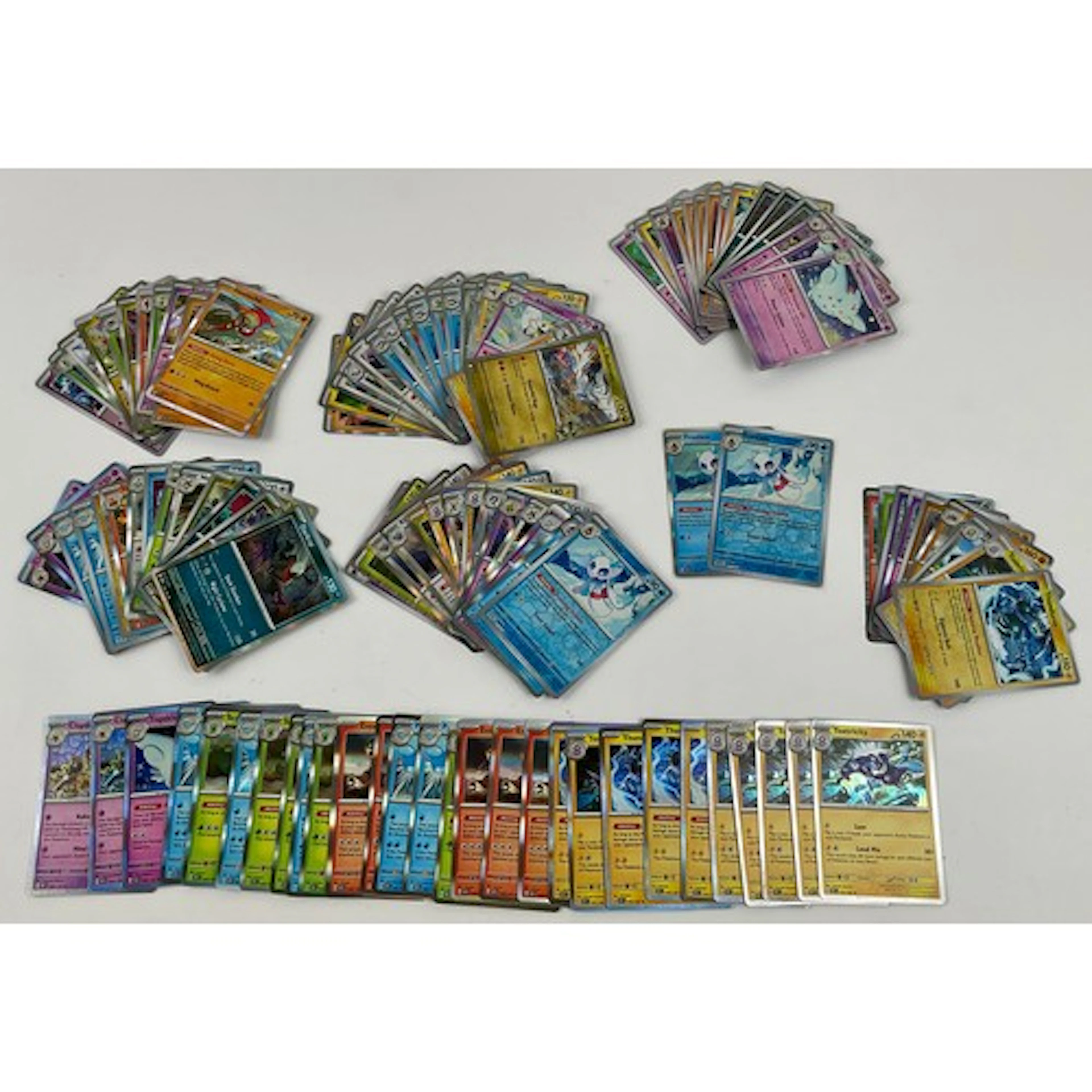Pokemon Trading Cards - A collection of 110 all black rare P...