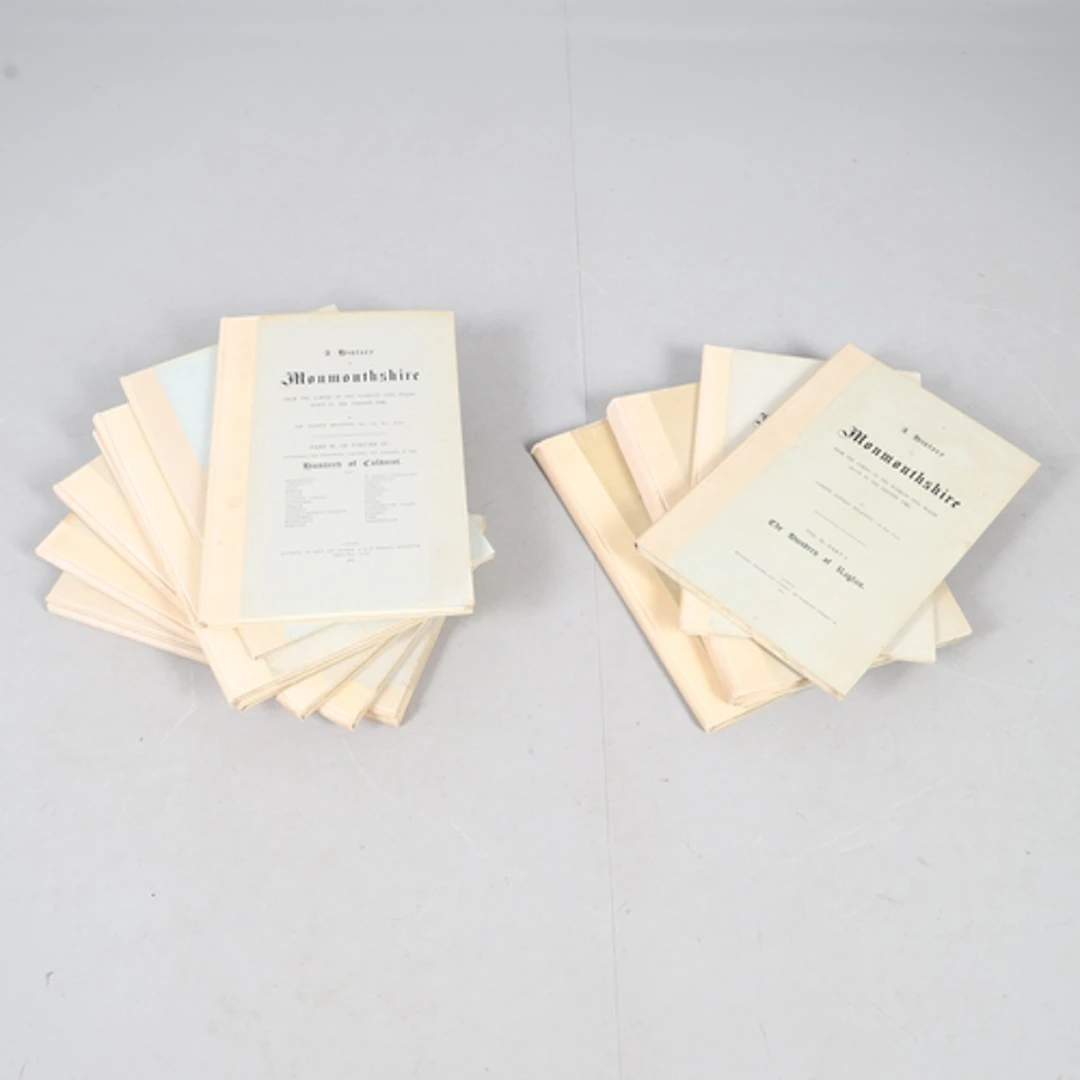 JOSEPH ALFRED BRADNEY. A History of Monmouthshire, 12 Volume...