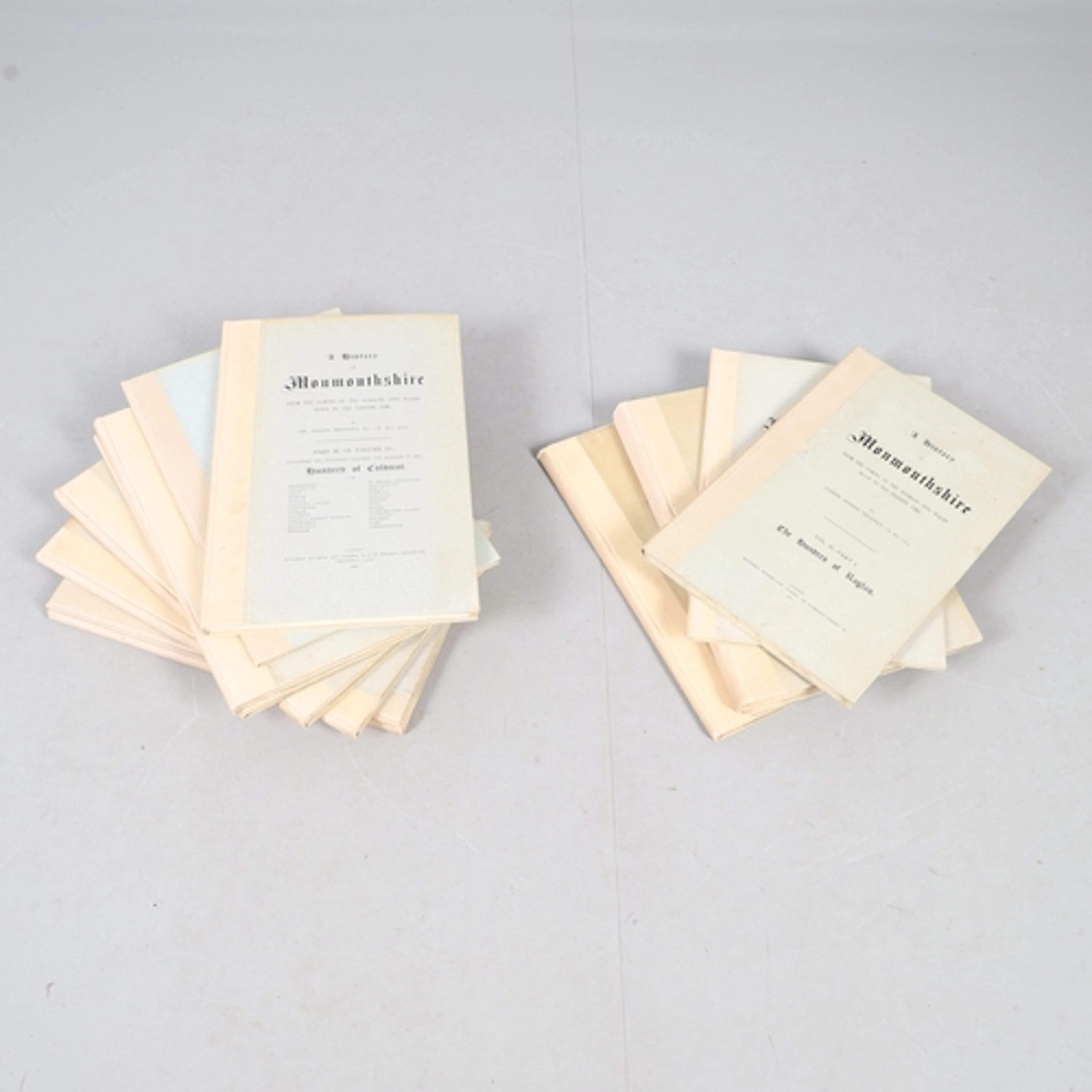 JOSEPH ALFRED BRADNEY. A History of Monmouthshire, 12 Volume...