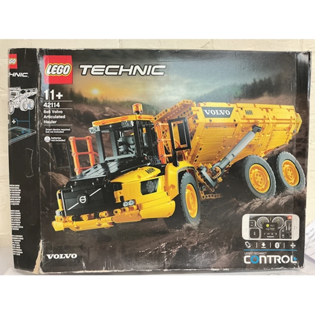 A Boxed Lego Technic 6X6 Volvo Articulated Hauler #42114. Bo...