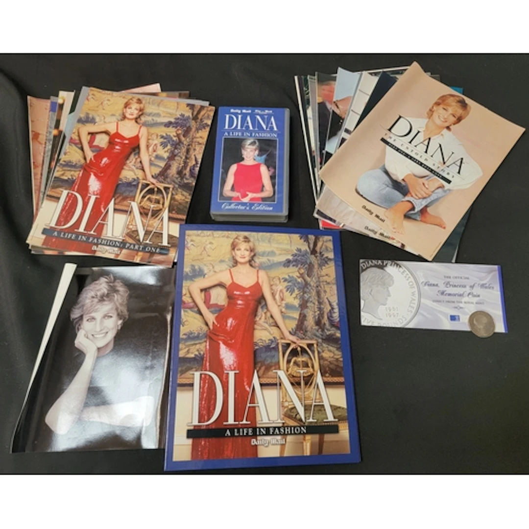 COLLECTION OF PRINCESS DIANA MEMORABILIA comprising Royal Mi...