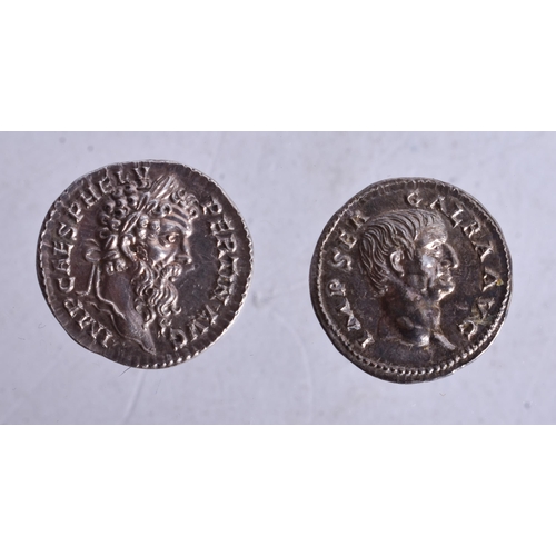 Two Coins. Largest 2cm diameter, total weight 6.8g (2)