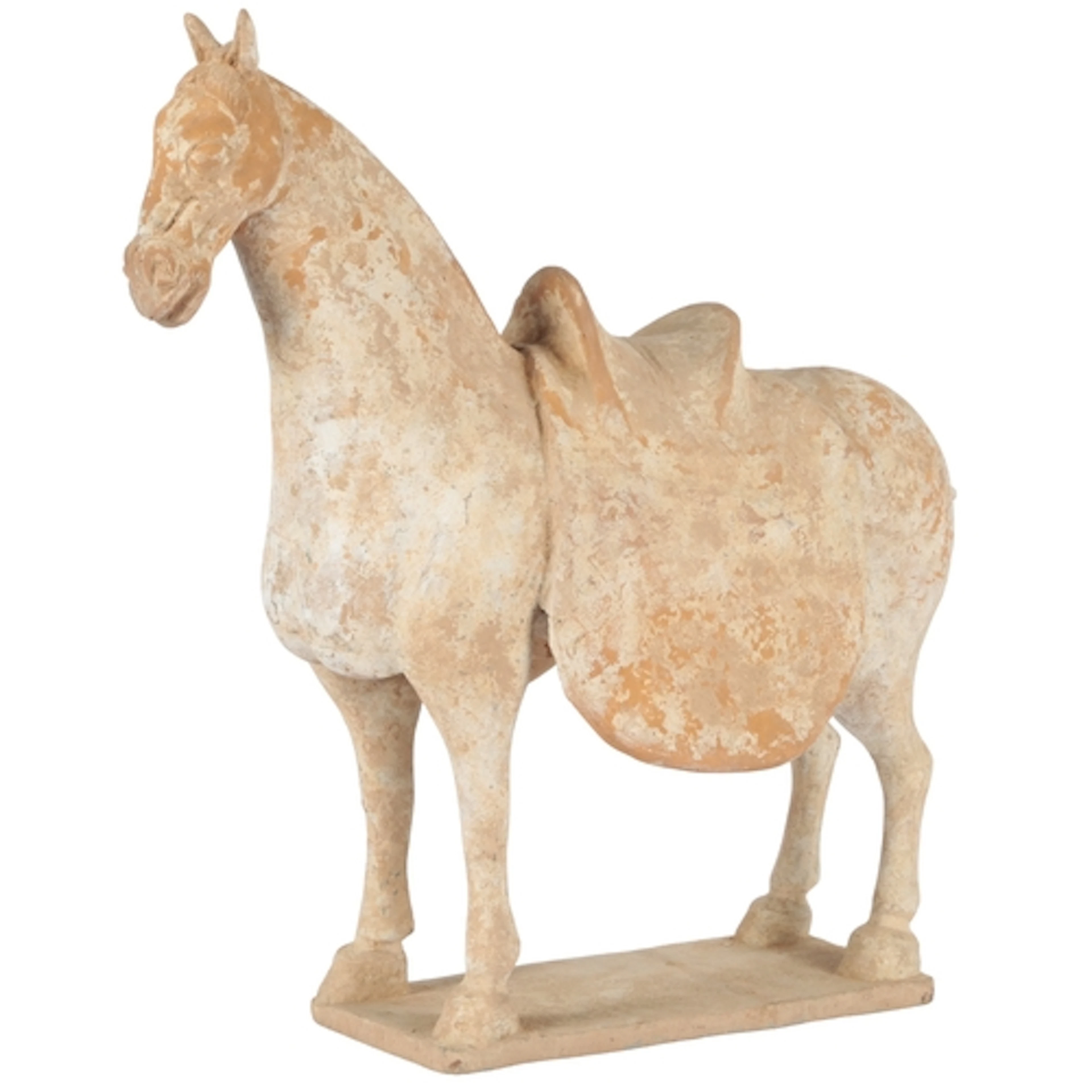 A large Chinese pottery model of a horse, Northern Wei dynas...