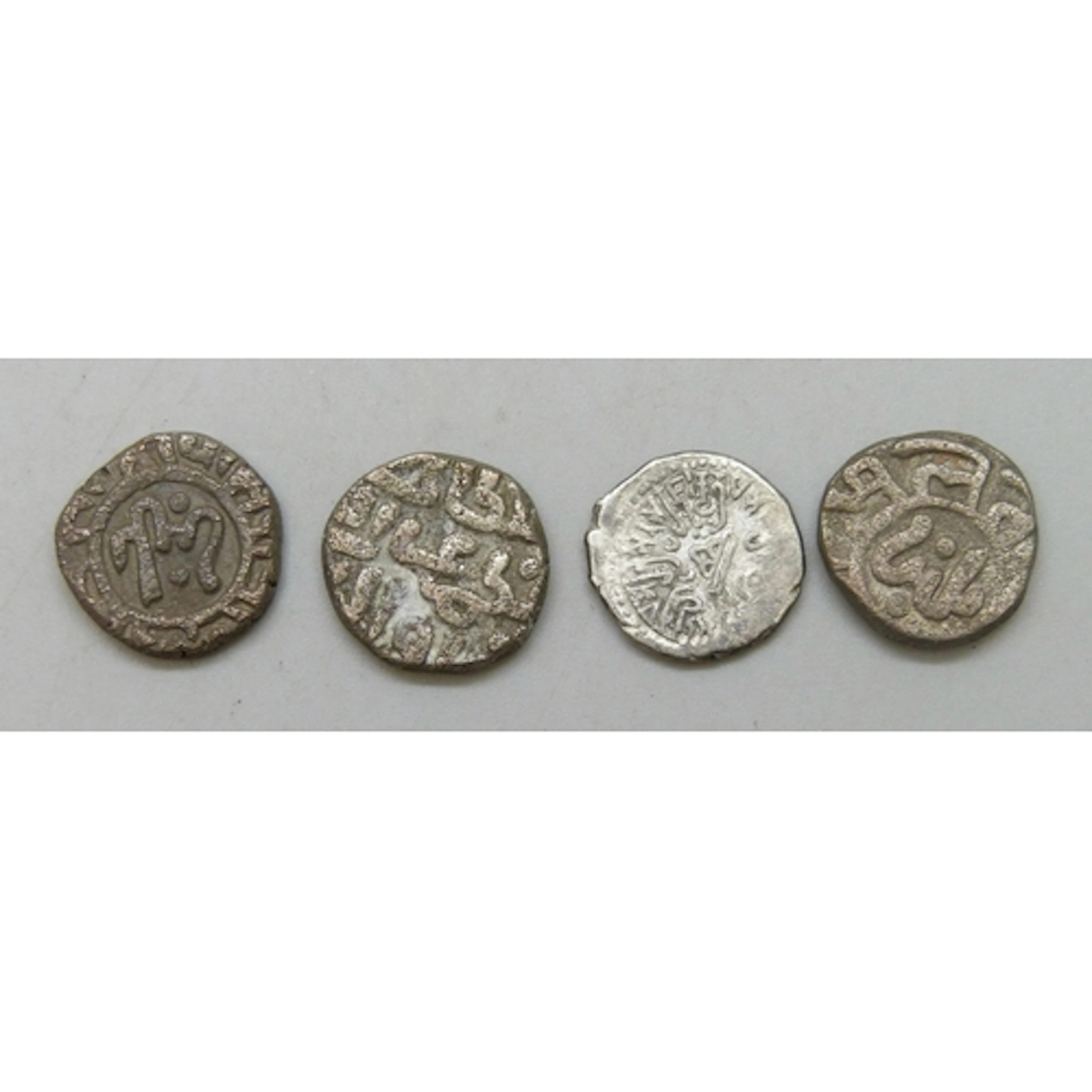 Coins - Three Billon Jital coins Ghiyath al-din Balban, 1266...