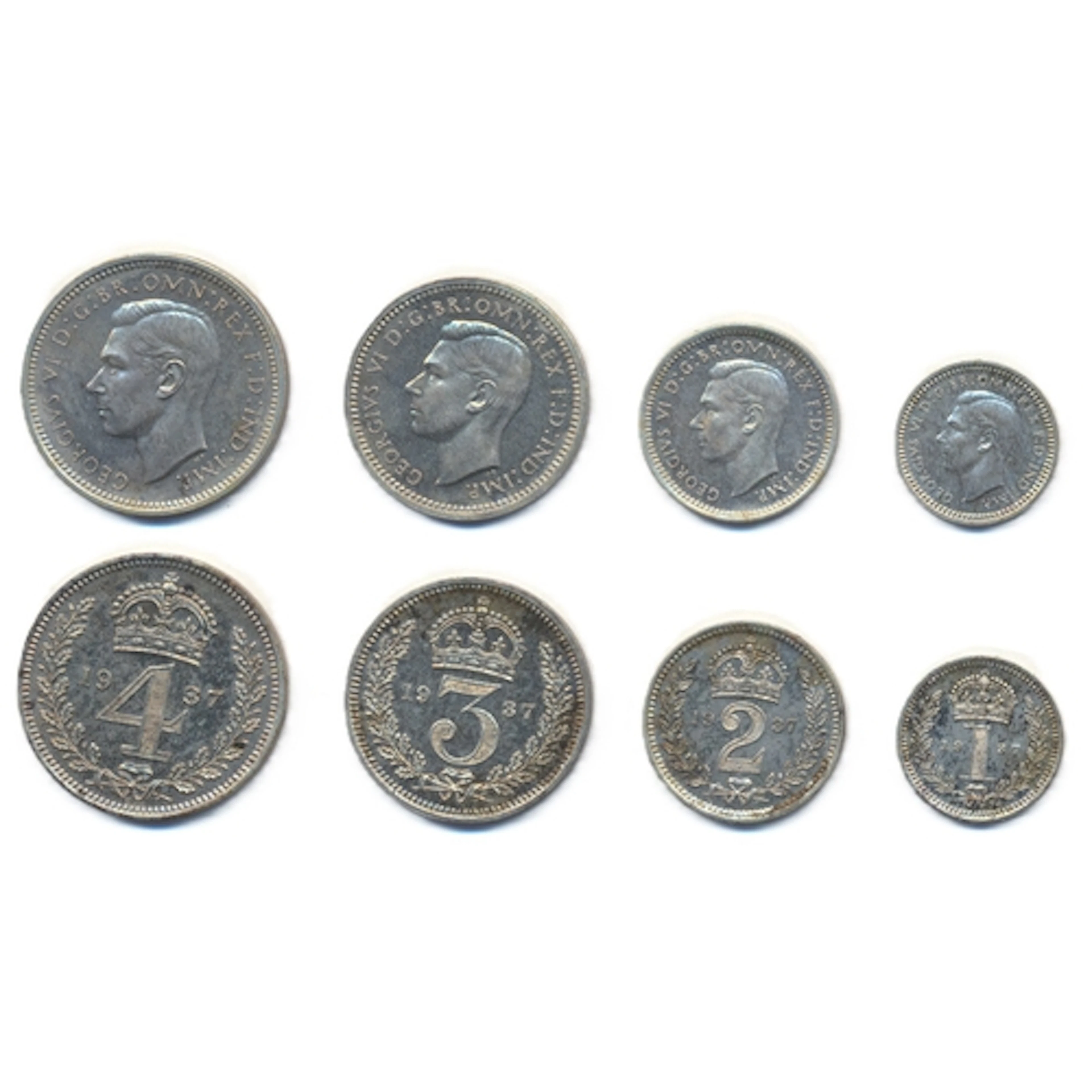 1937 Maundy set proof in box. (Y)
