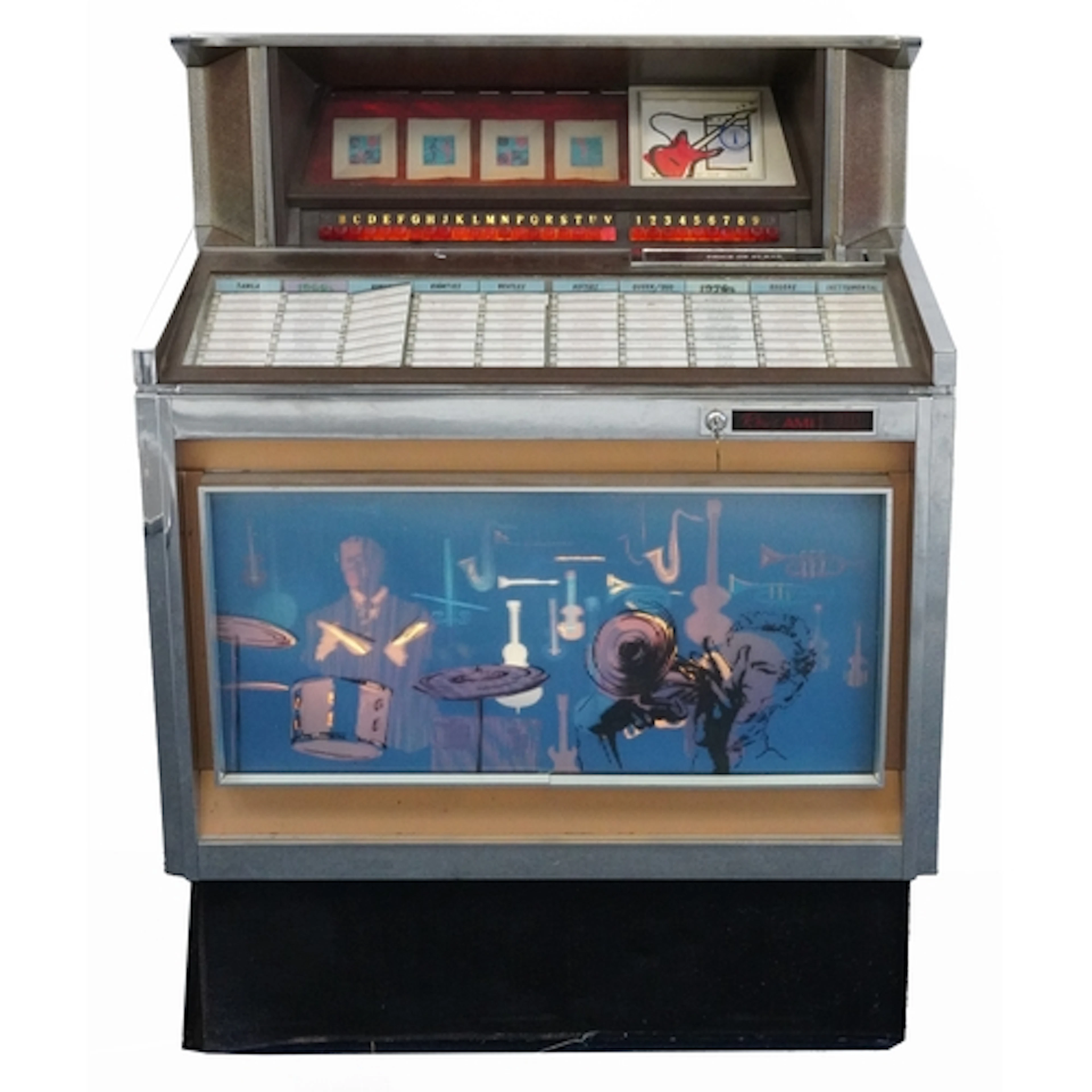 Rowe AMI MM1 jukebox, serial number 730431, with a selection...