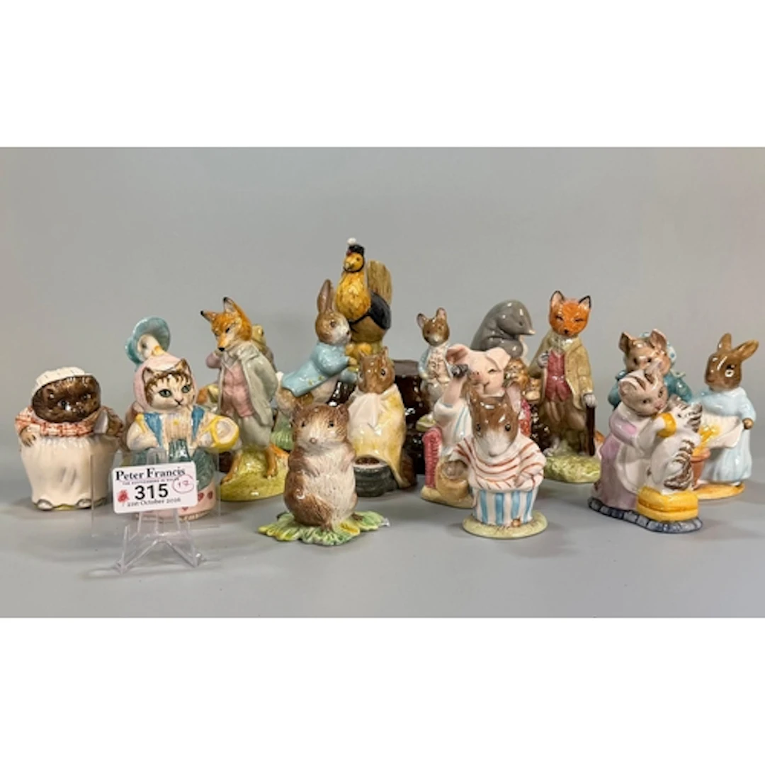 Collection of Royal Albert and Beswick Beatrix Potter figuri...
