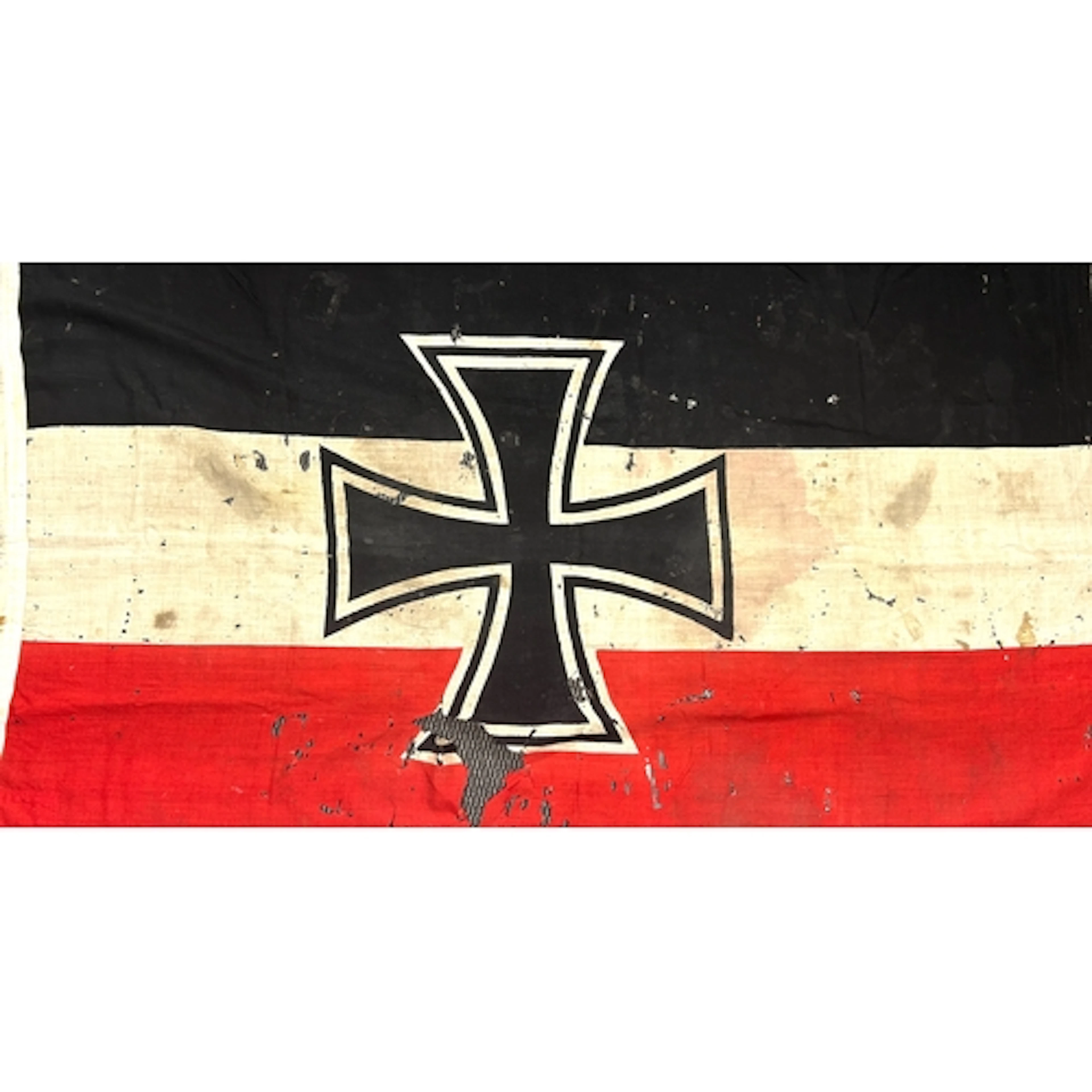 WW1 Imperial Navy war ensign flag approx. 6ftx3 stamped alon...