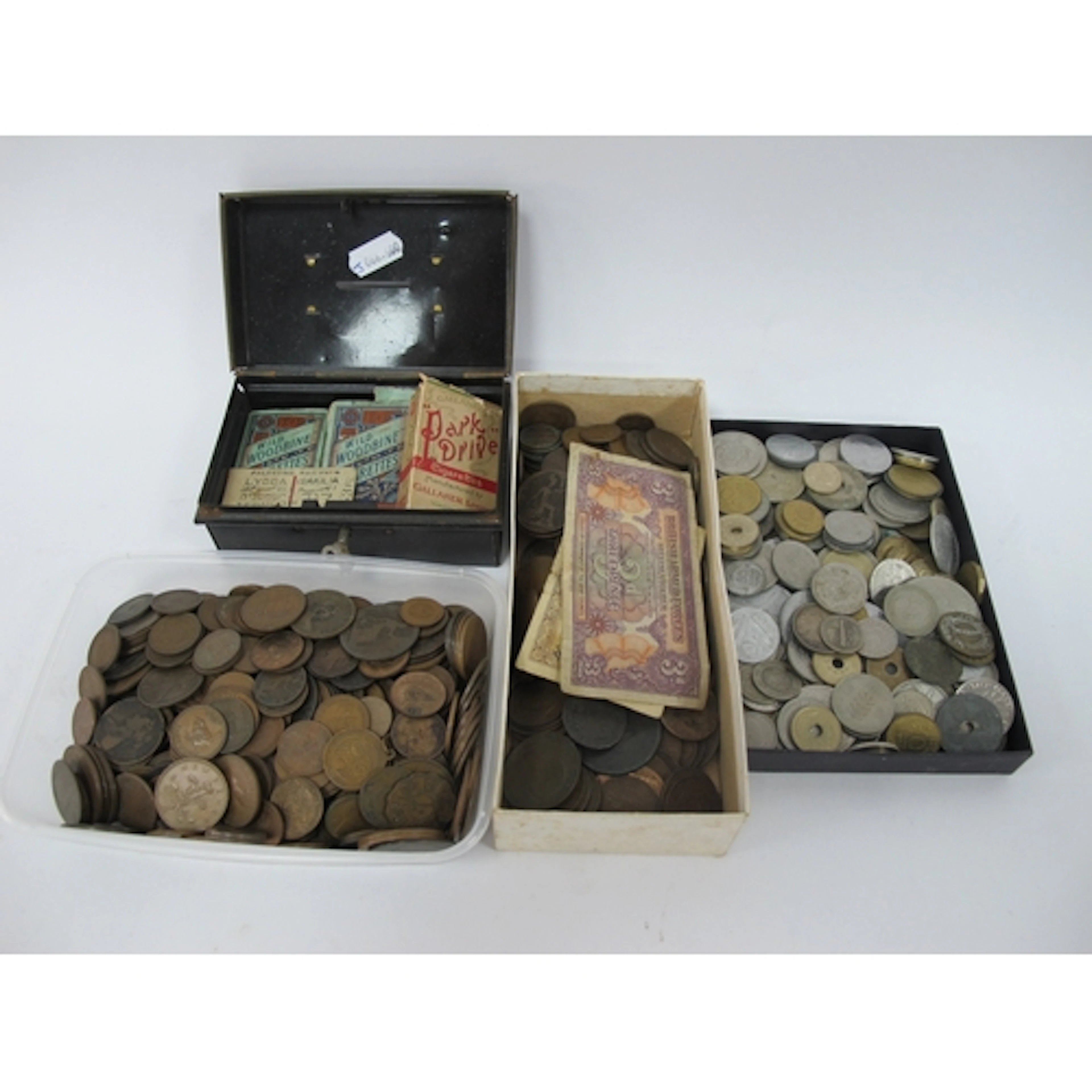 Large Collection Of GB And World Coinage/Banknotes, includes...