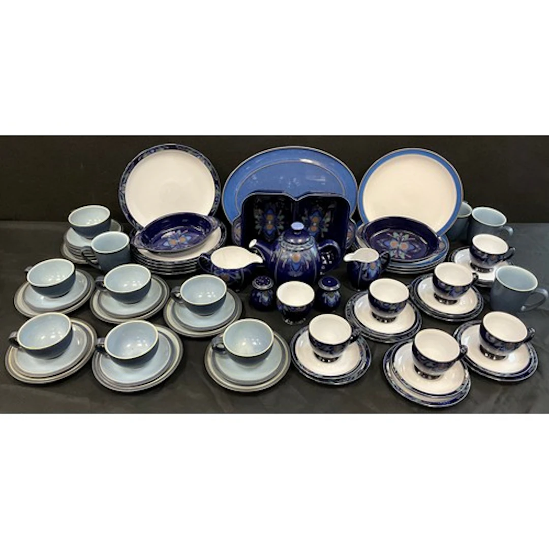 Denby - Baroque pattern dinner and tea wares, to include tea...