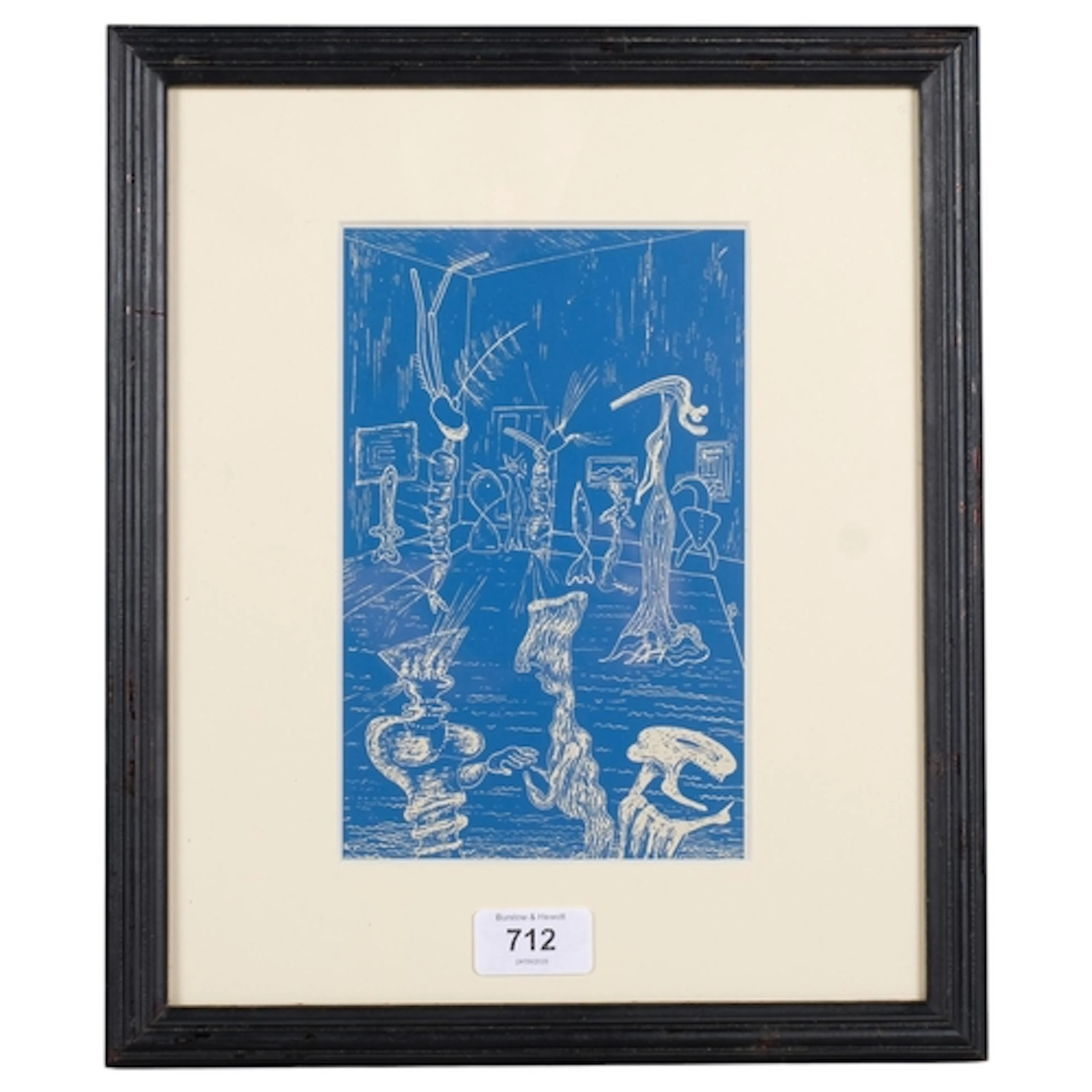 John Banting (1902-1972), cyanotype on paper, The Party in F...