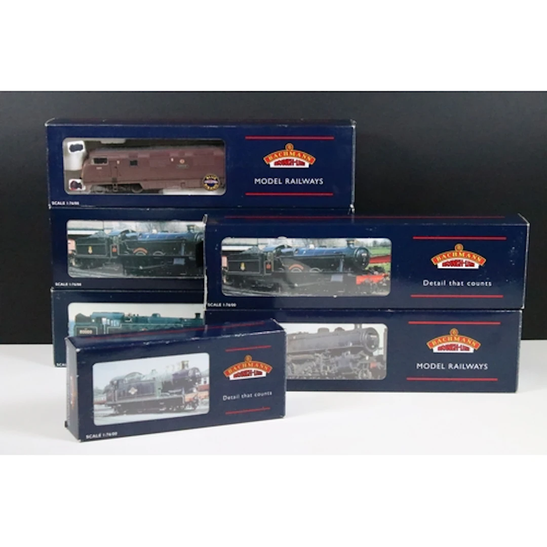 Six boxed Bachmann OO gauge locomotives to include 32-250 St...