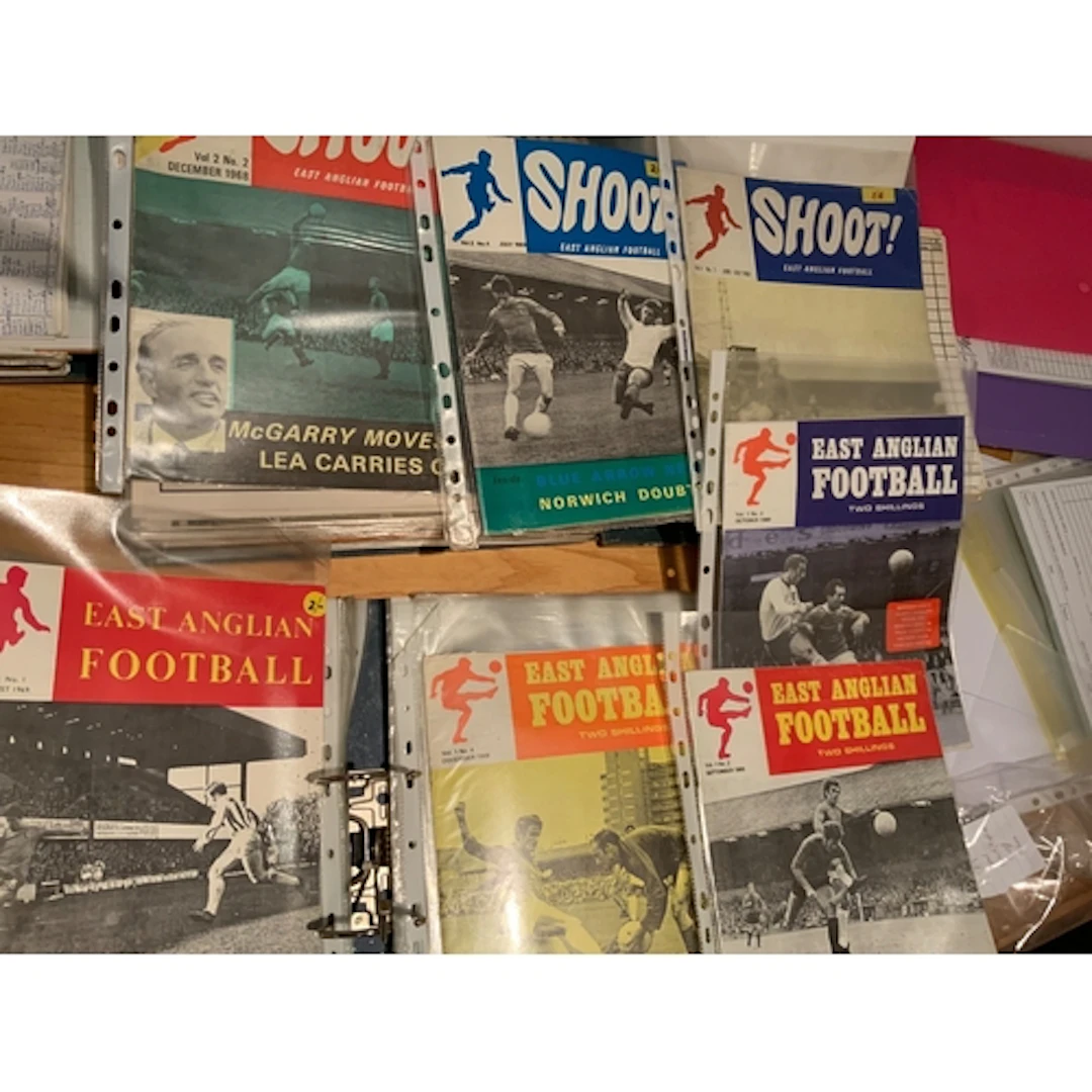 Ipswich Town Football Records + Publications: Folders of han...
