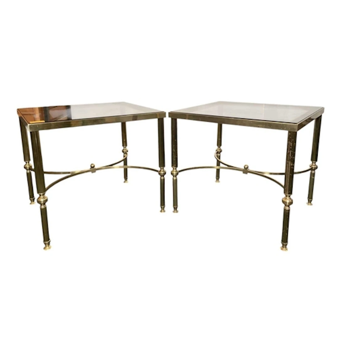 A pair of vintage 20th century circa 1980s, Hollywood Regenc...