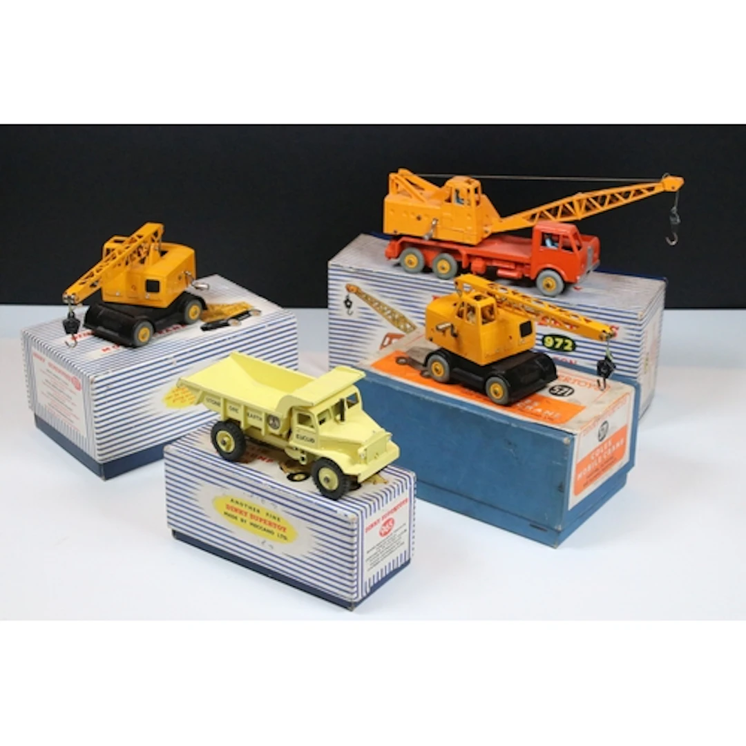 Four boxed Dinky diecast models to include 965 Euclid Rear D...