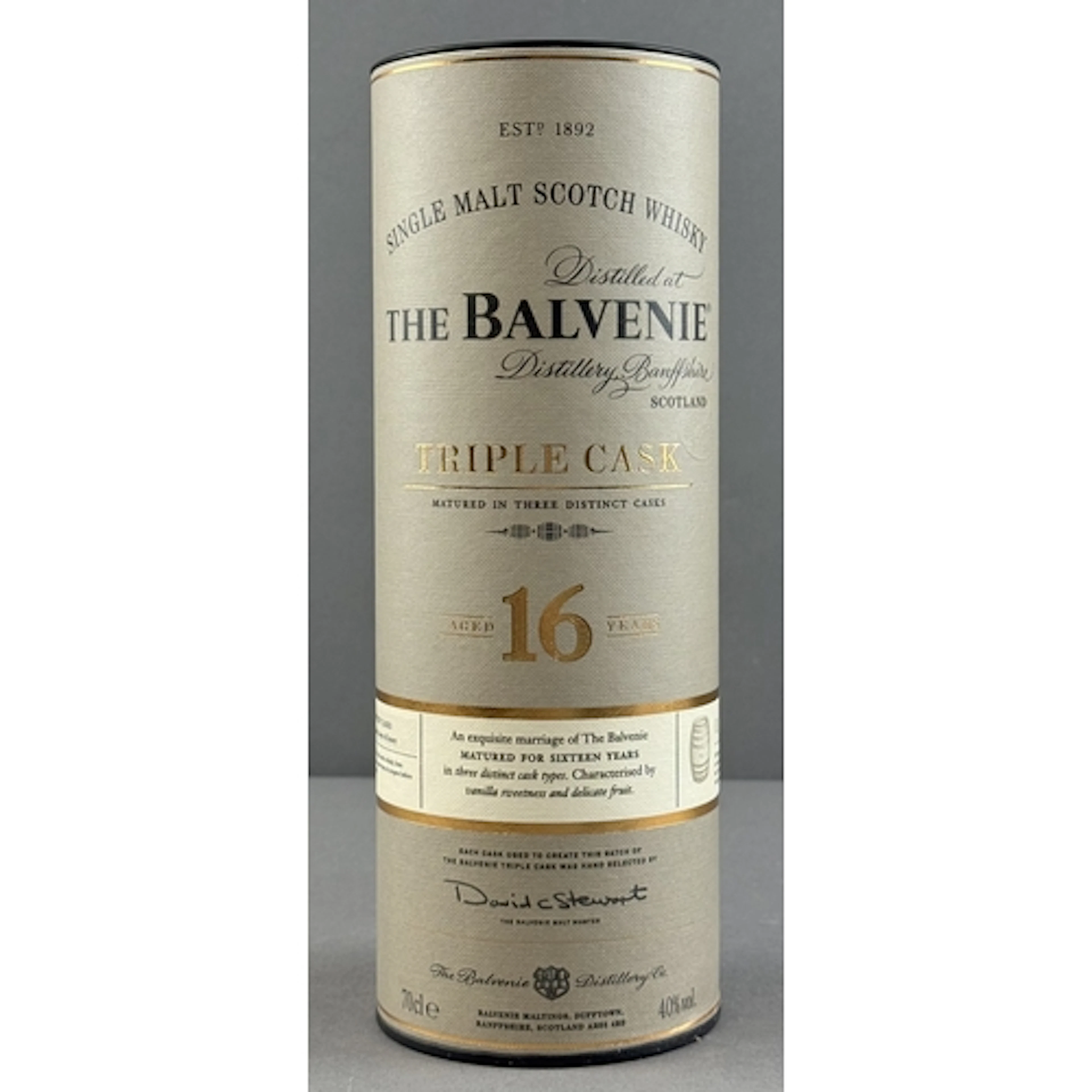Whisky: The Balvenie 16 years old triple cask single malt wh...