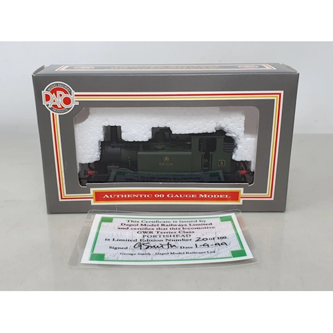 A boxed Dapol 00 gauge limited edition GWR 0-6-0T Terrier Cl...