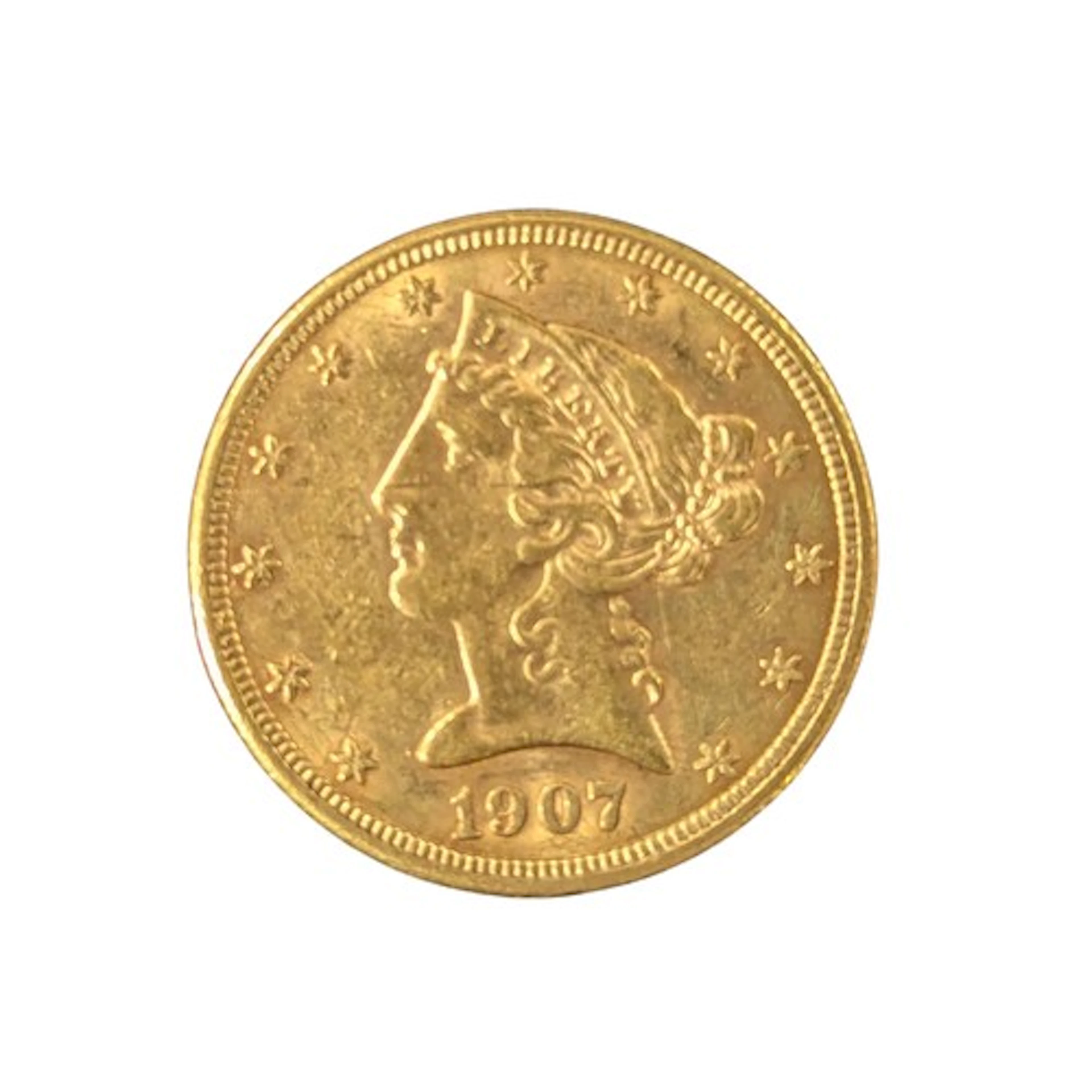 A United States of America $5 half-eagle gold coin, Liberty ...