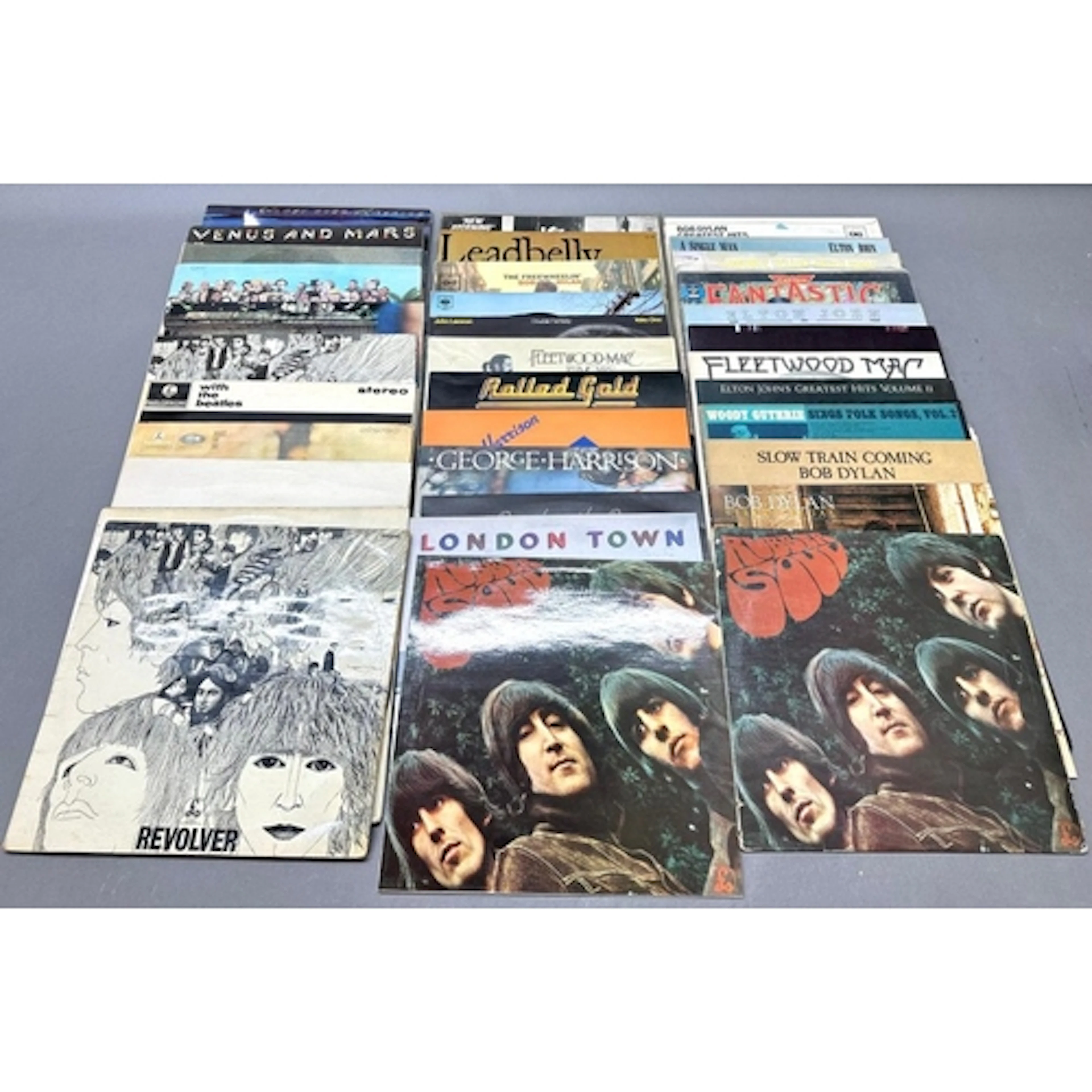 A selection of vinyl records by various artists to include E...