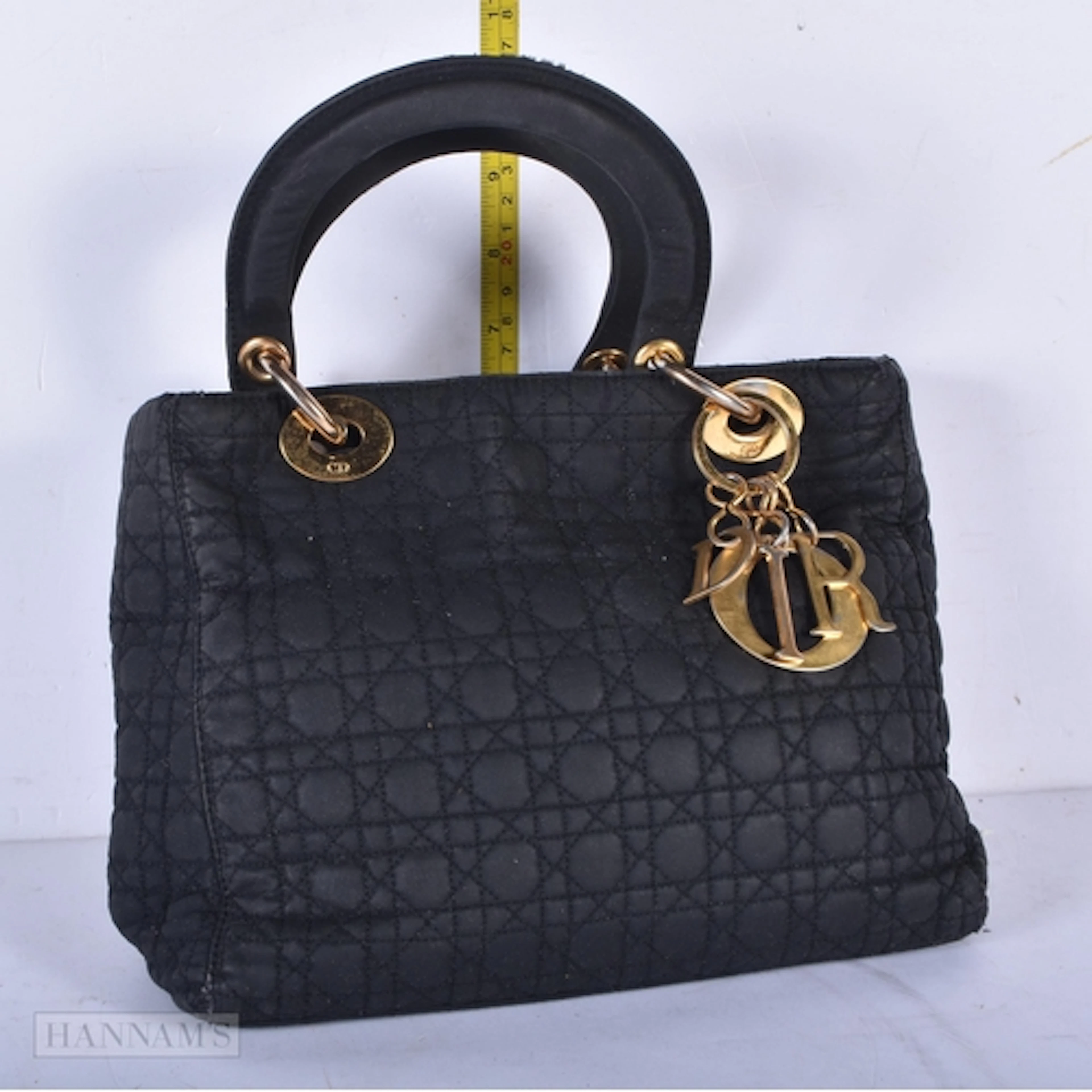 A Christian Dior "Lady Dior" handbag 20 x 25cm