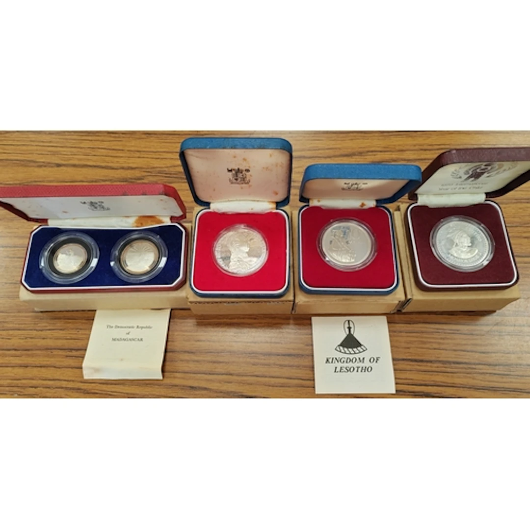 Collection with boxed silver proofs, Austria 1780 restrike T...