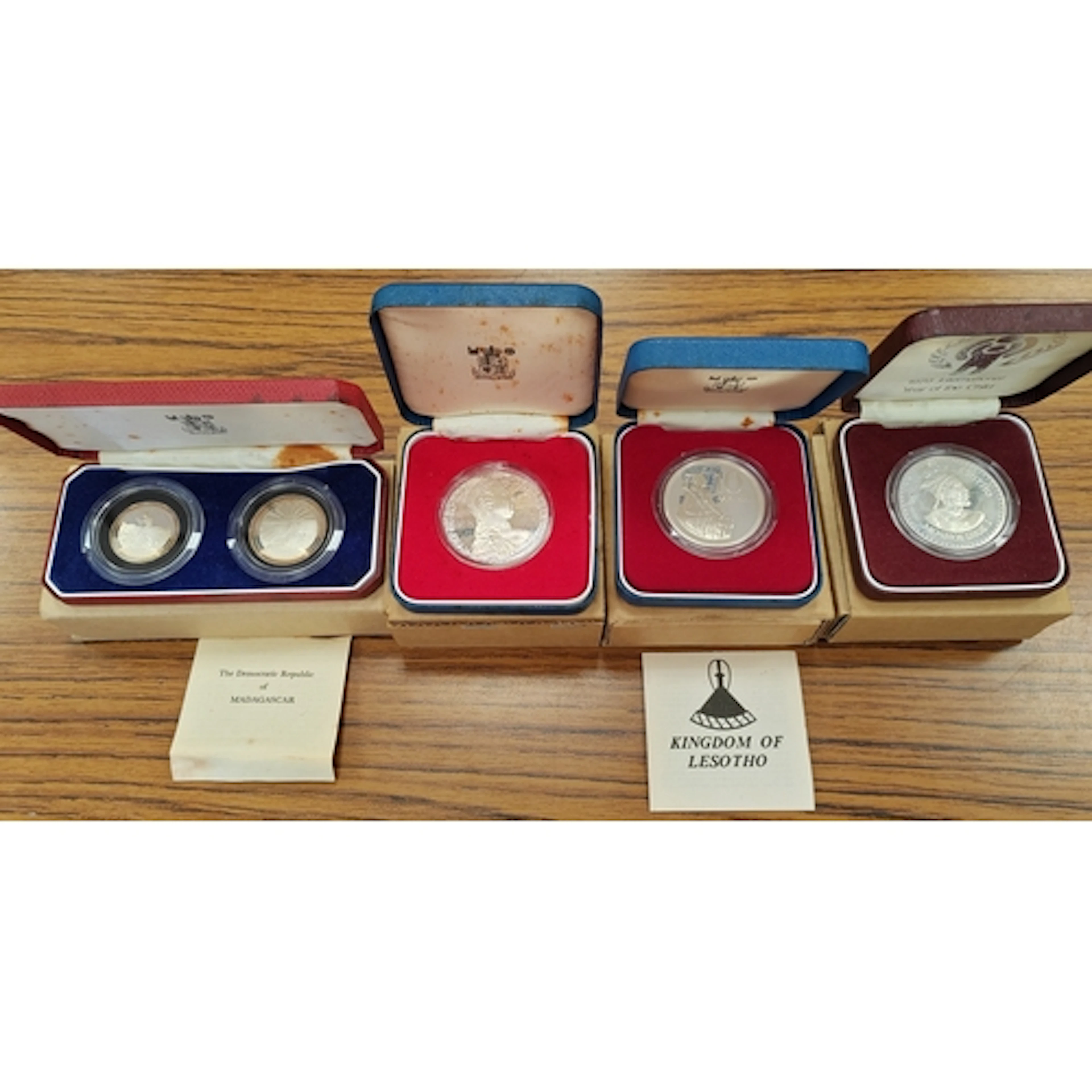 Collection with boxed silver proofs, Austria 1780 restrike T...