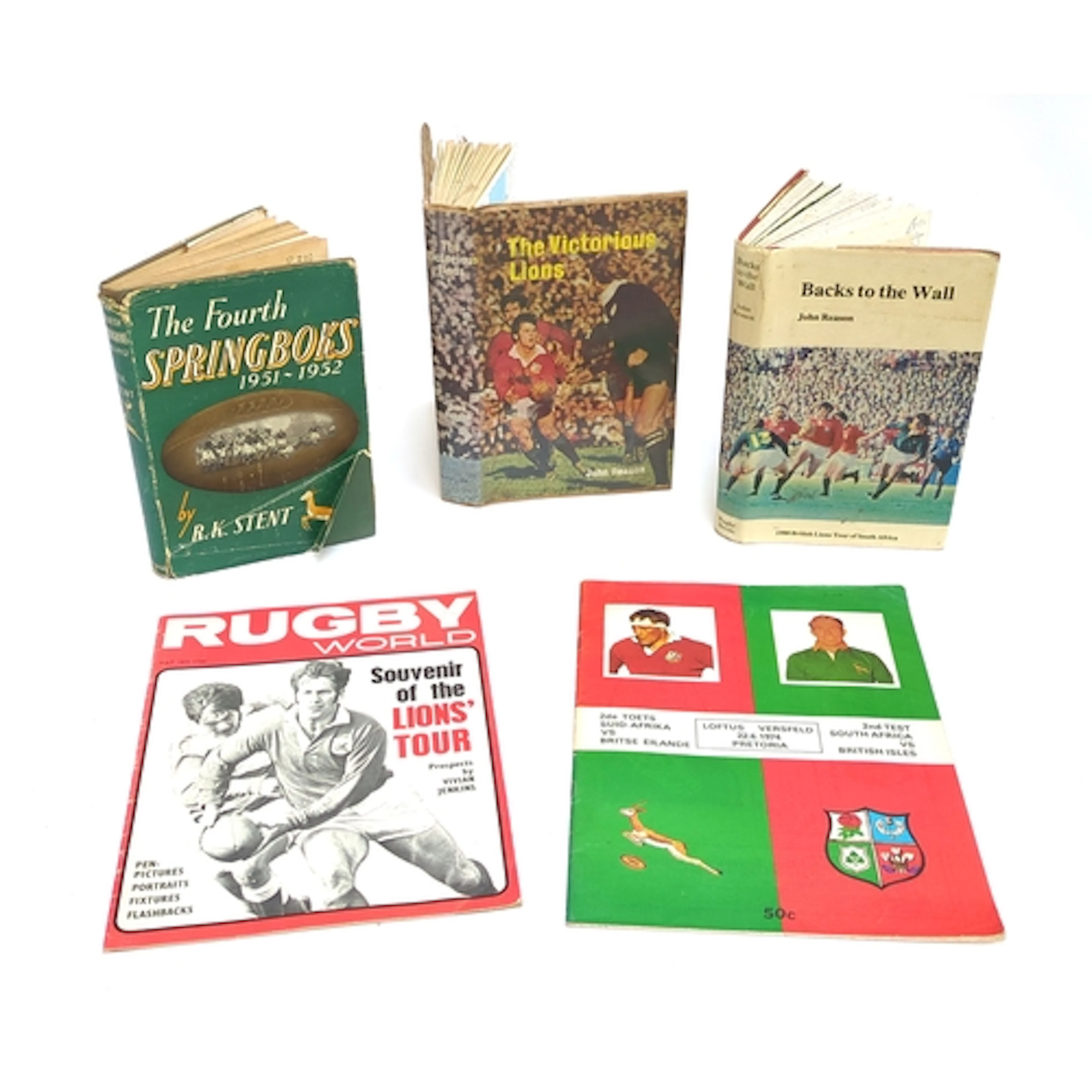 SOUTH AFRICA v THE BRITISH LIONS. Rugby Programme for the ma...