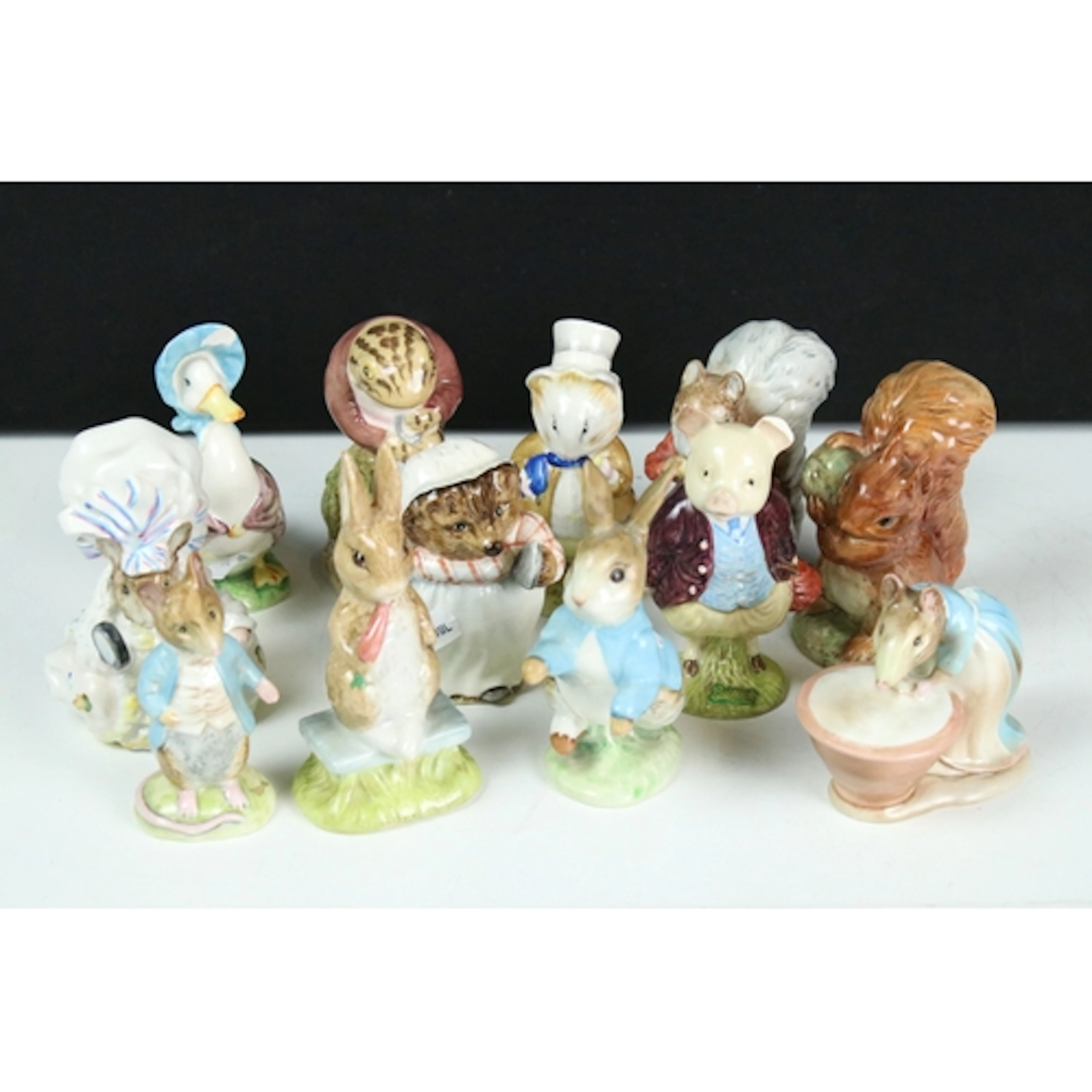 Collection of Beswick Beatrix Potter figurines to include li...
