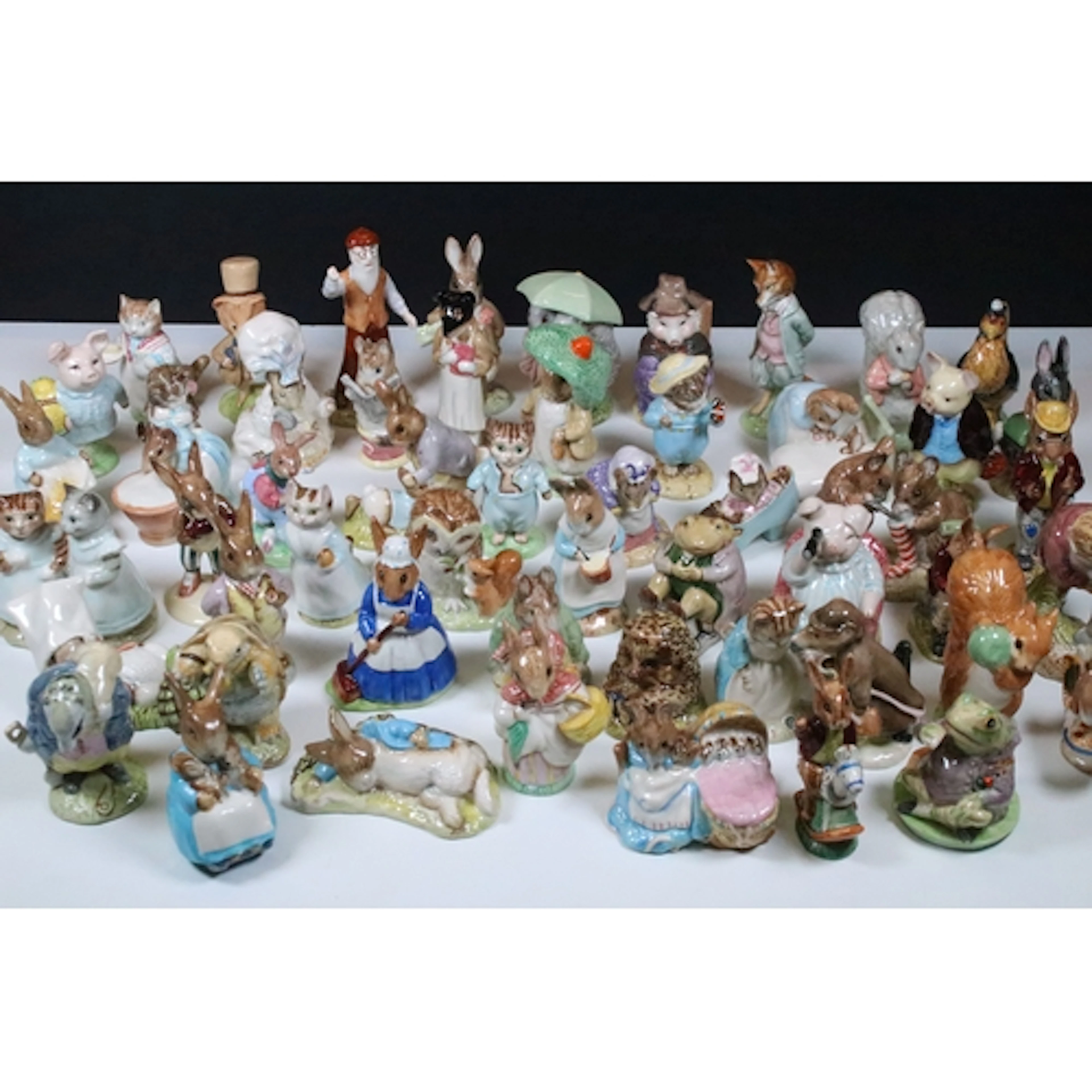 Collection of Beswick Beatrix Potter figures, to comprise Sa...