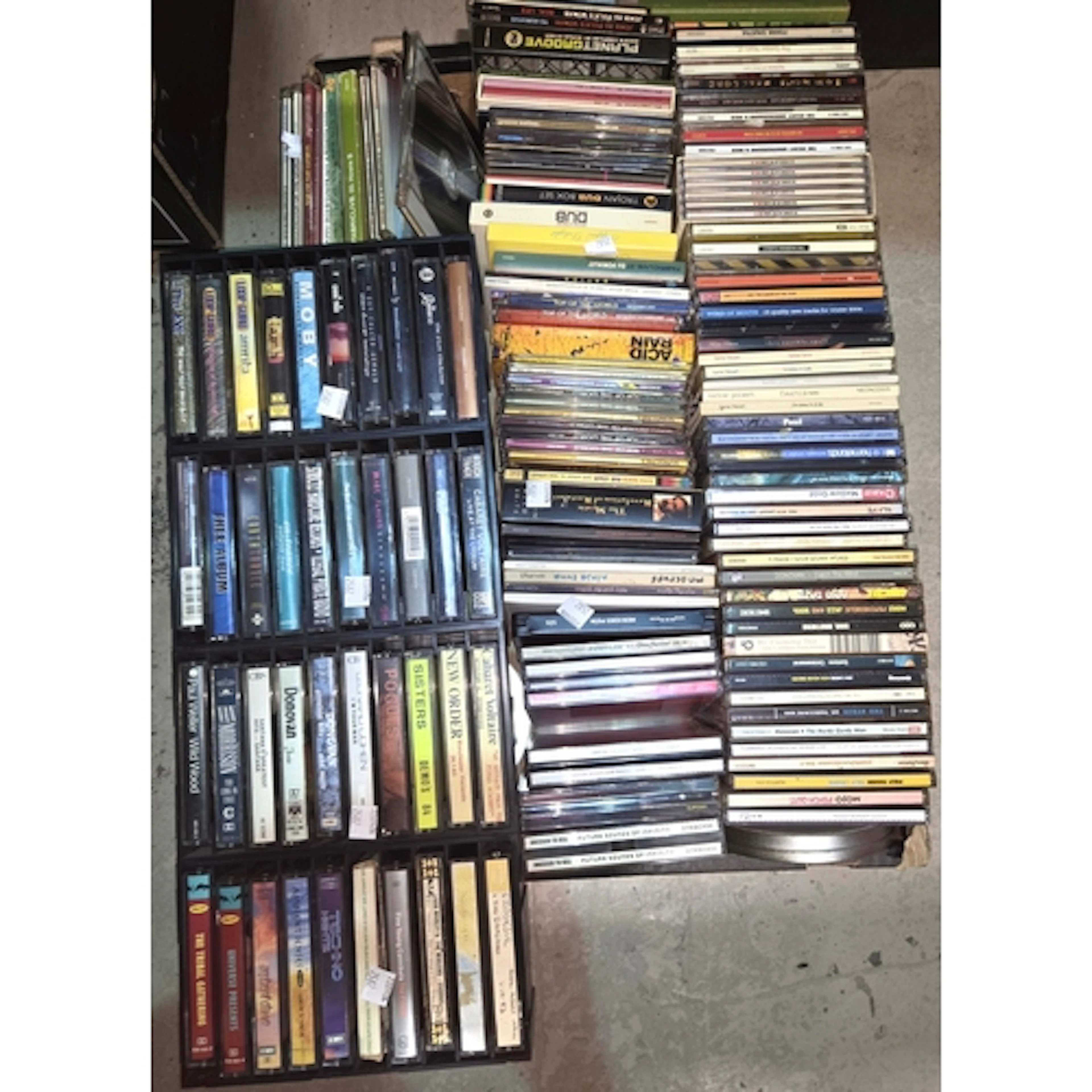 CD's & Tapes, a collection of vintage tapes and CDs vari...