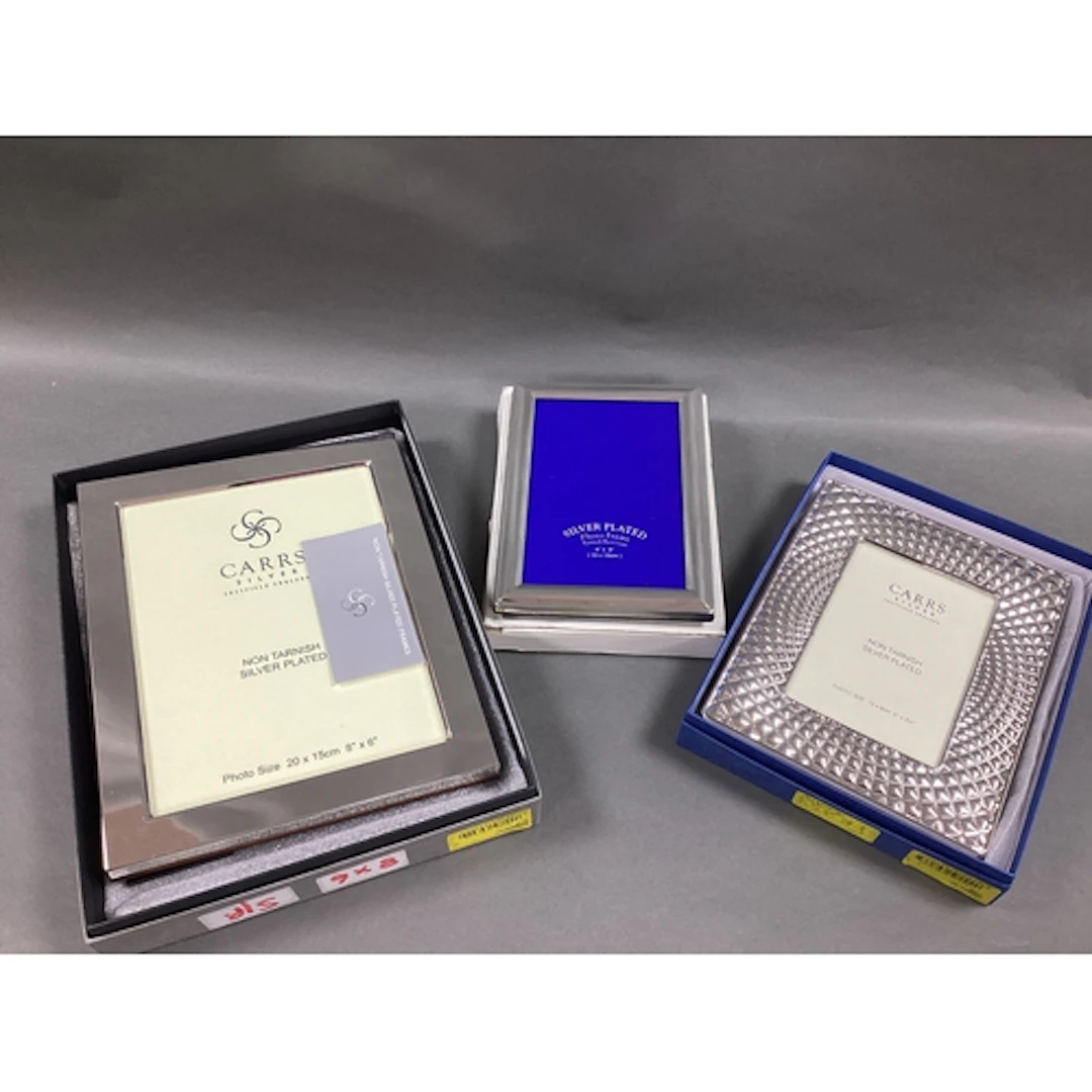 Carrs Silverware Modern Silver Plated Rectangular Photograph...