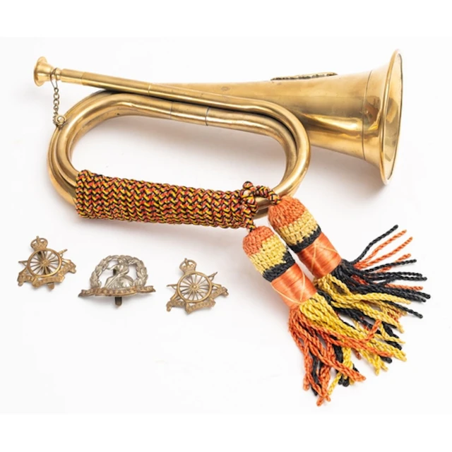 A British army cap badge for The Norfolk Regiment, two for t...