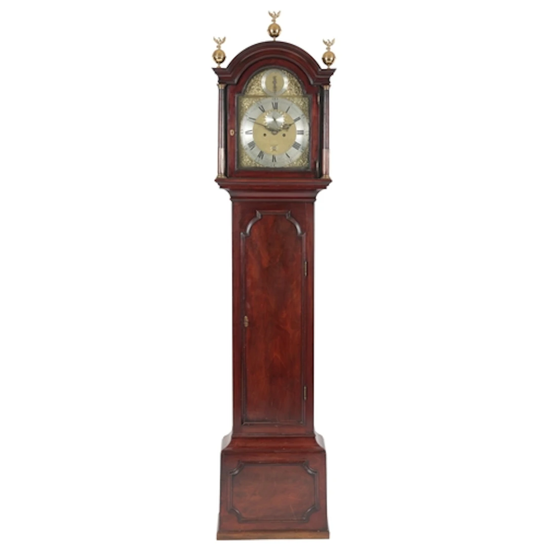 A George III mahogany longcase clock by Edward Pistor, Londo...