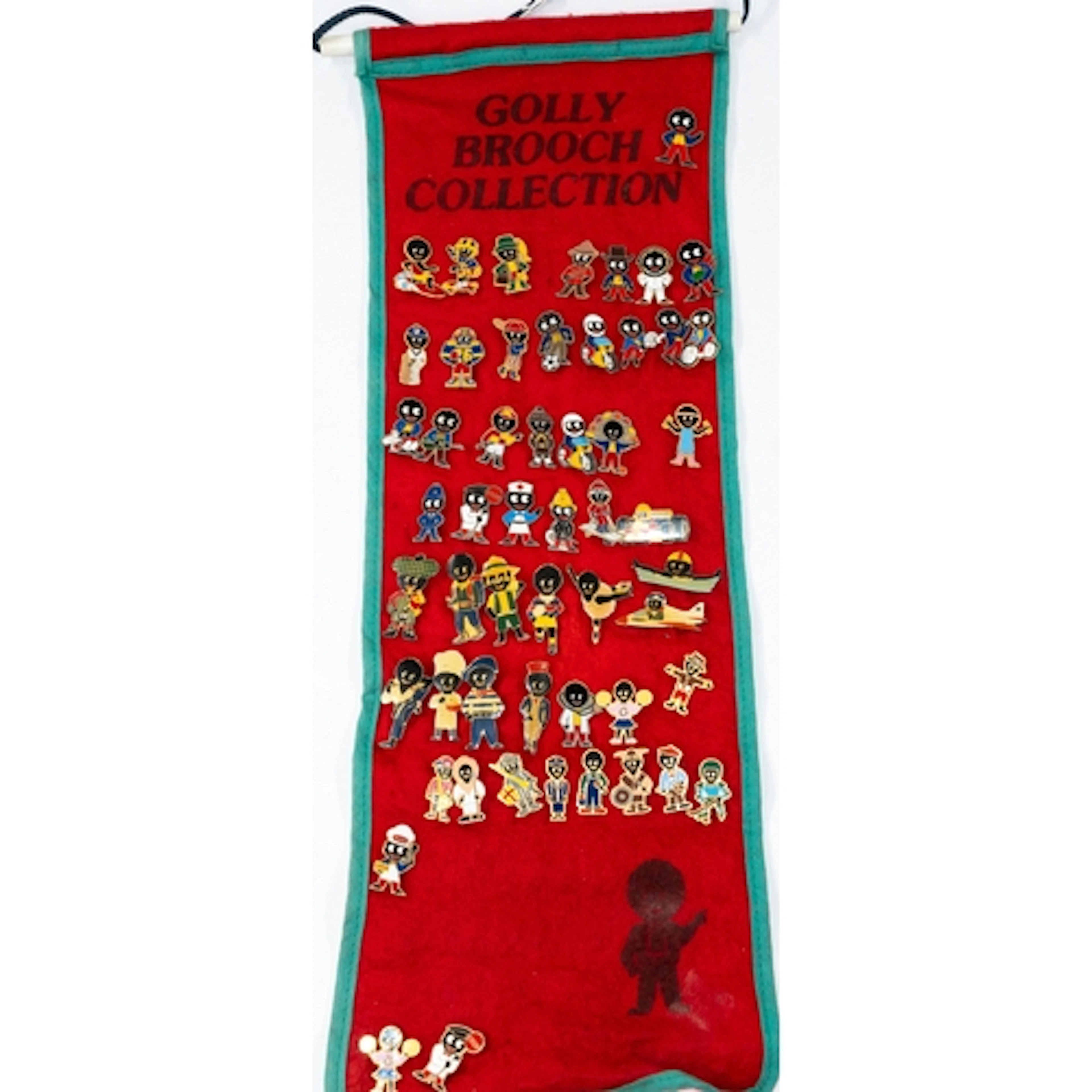 Collectables: A collection of 54 'Golly' brooches, 20th cent...