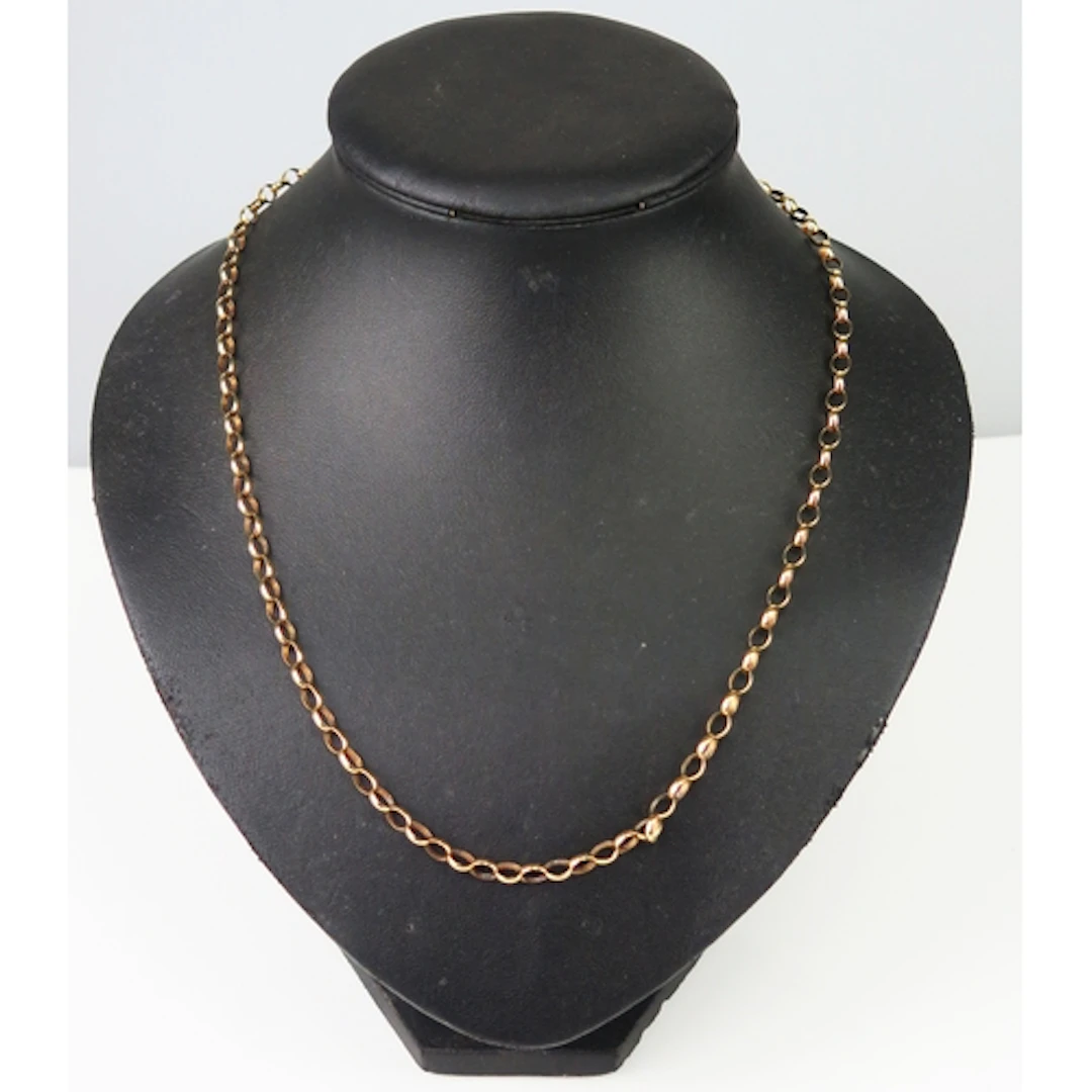 A 9ct gold necklace, 52cm, CCM mark, 7.31g