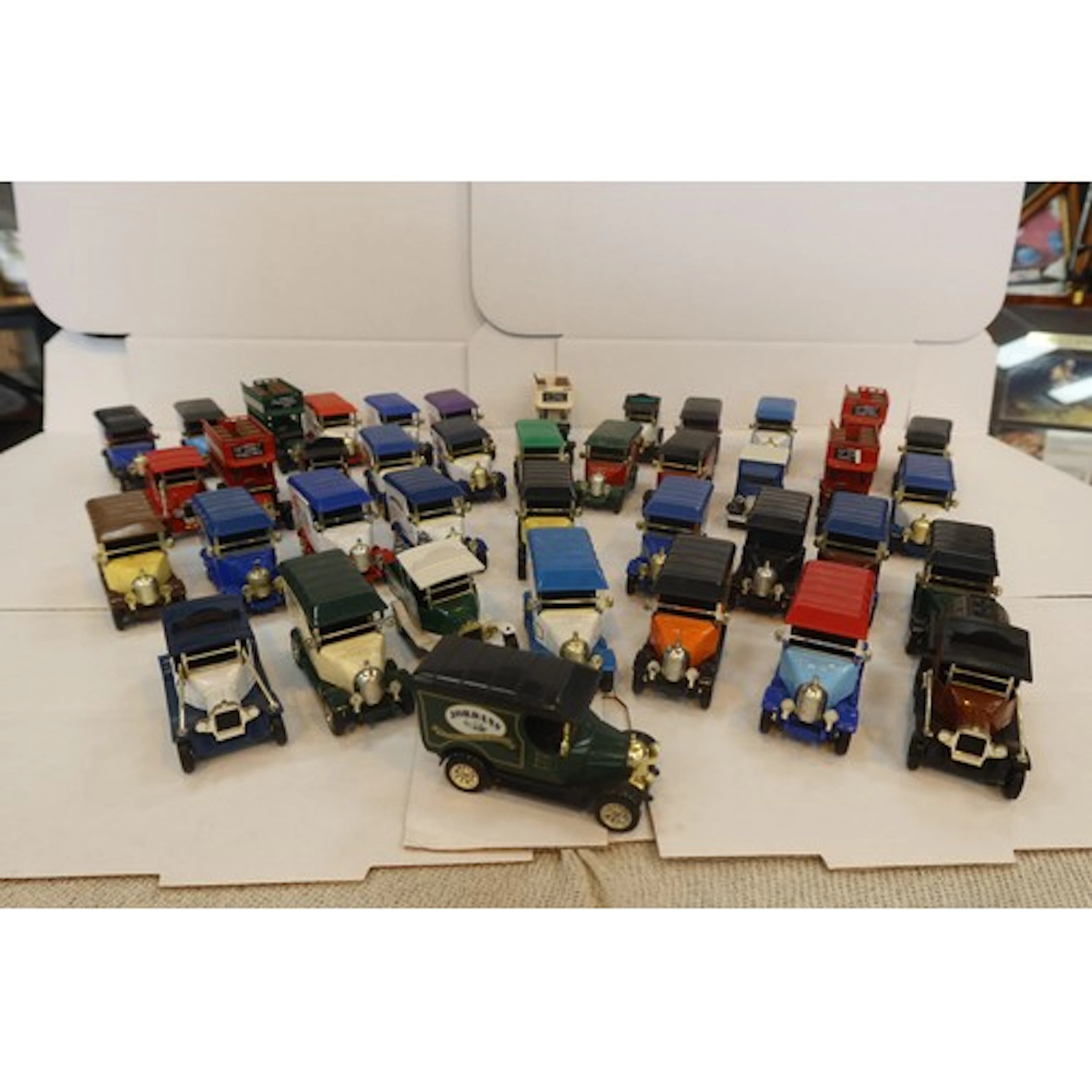 40 unboxed Oxford Diecast Van and Lorry models