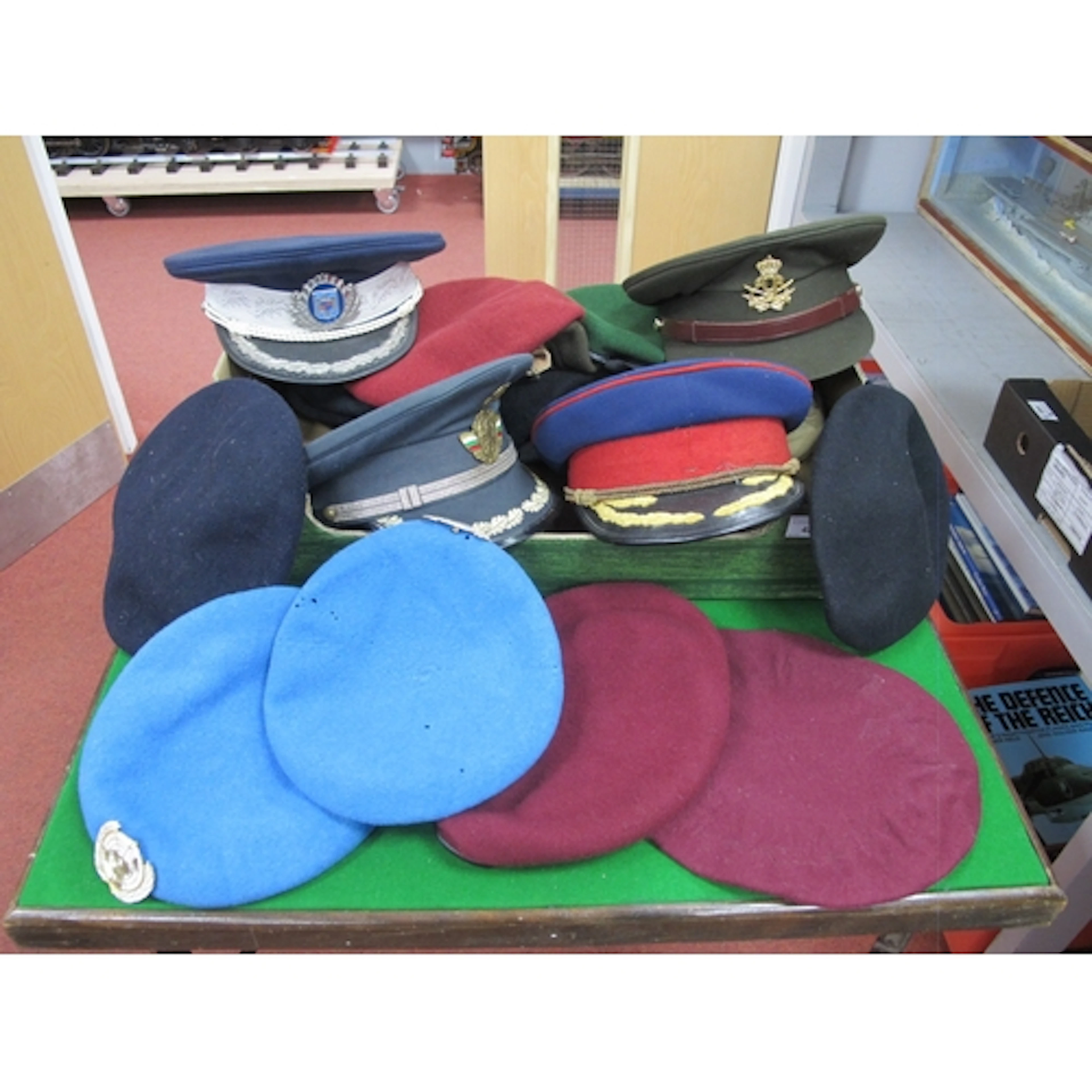 Military Berets Assortment including Canadian Parachute Corp...