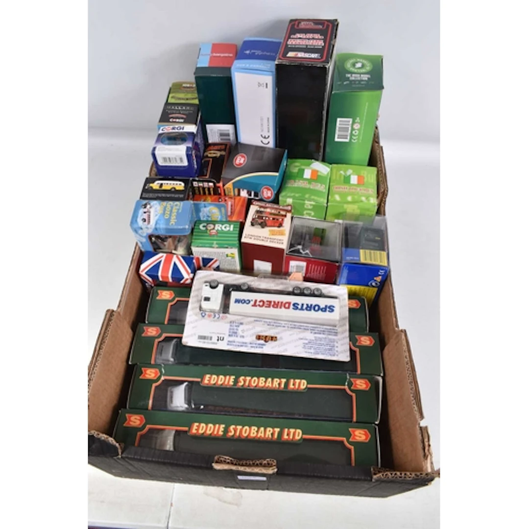 A COLLECTION OF BOXED DIECAST TRANSPORT MODELS, to include m...