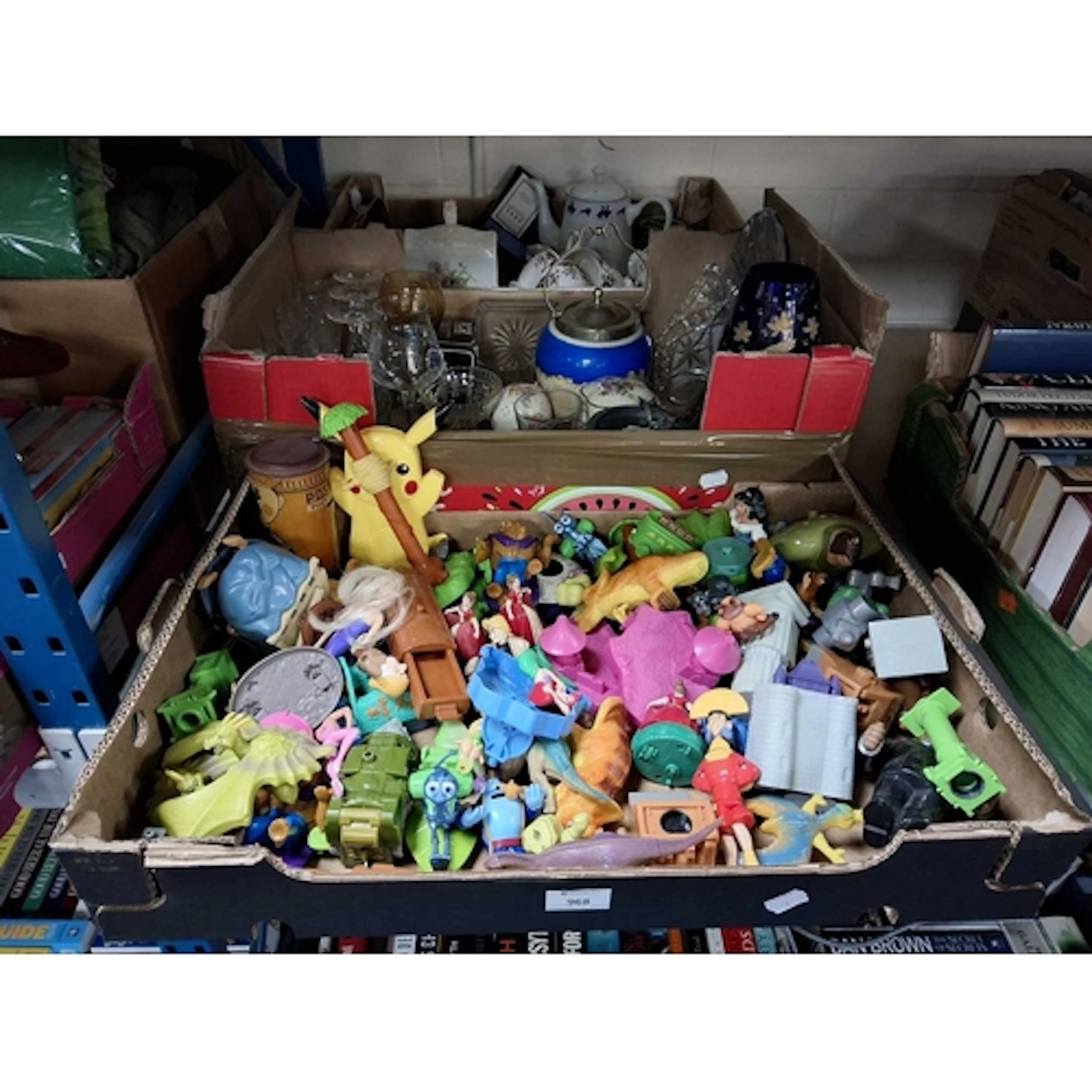 THREE BOXES OF GENERAL HOUSHOLD ITEMS to include a box conta...