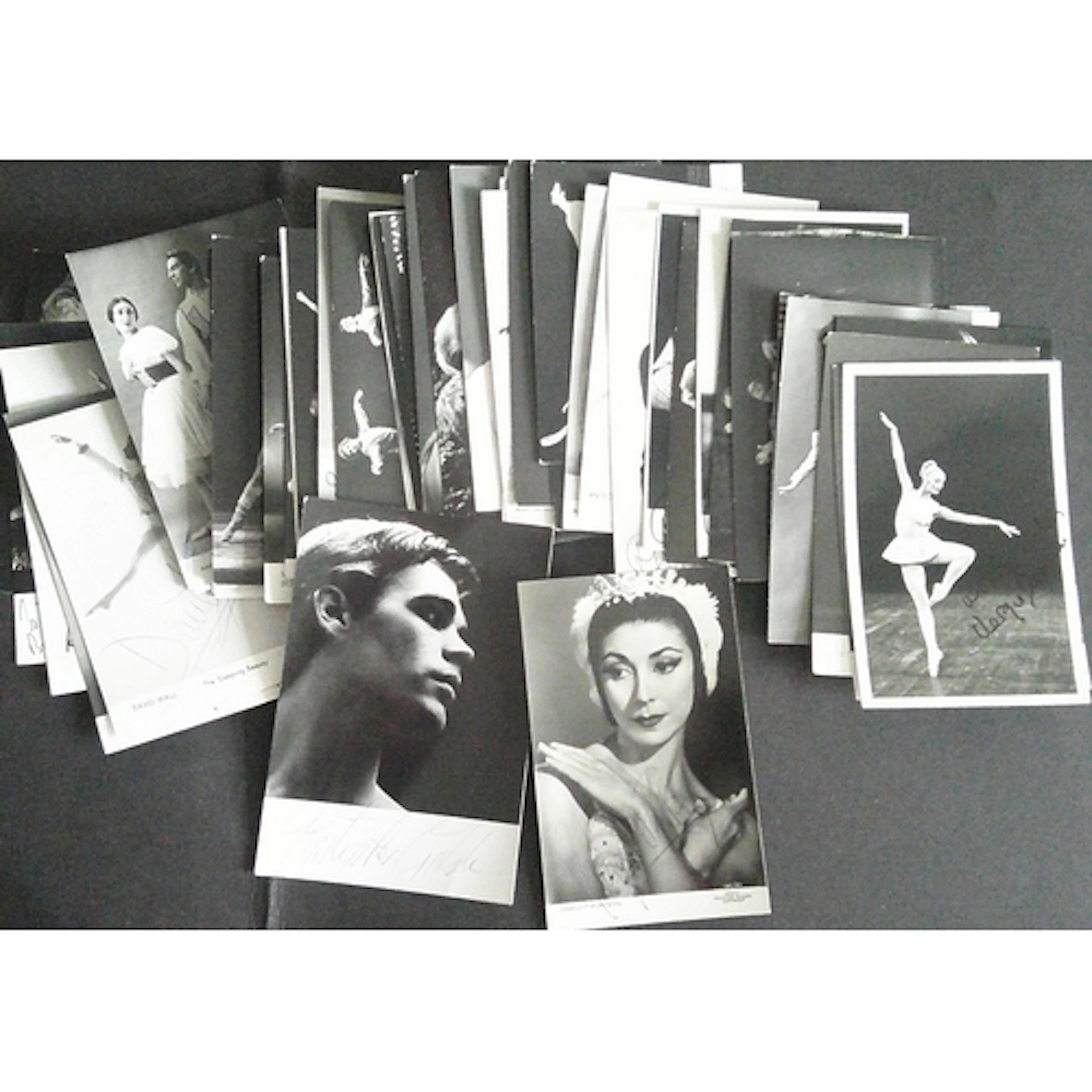 Approx 50 autographed Royal Ballet photographs from the mid ...