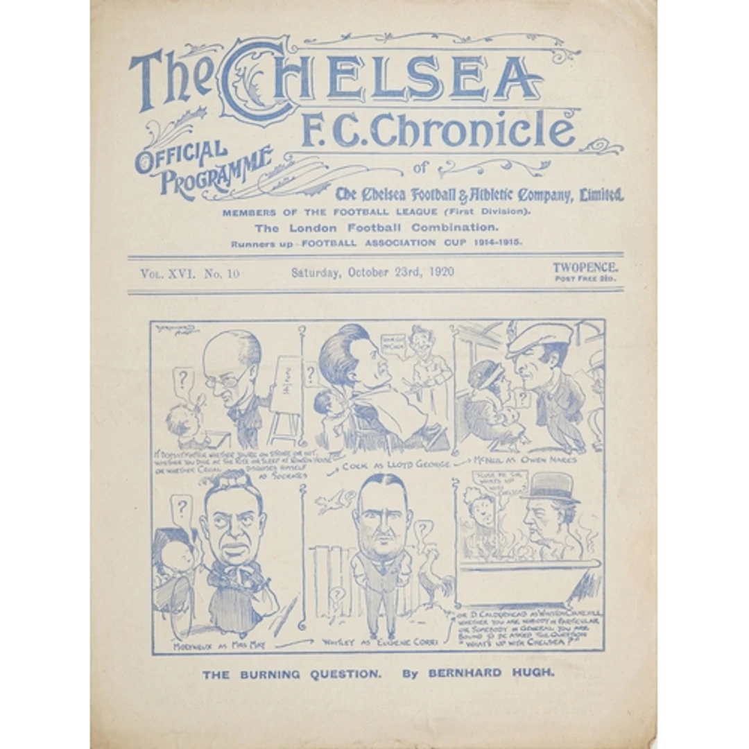 The Chelsea F.C. Chronicles official football programme - Th...