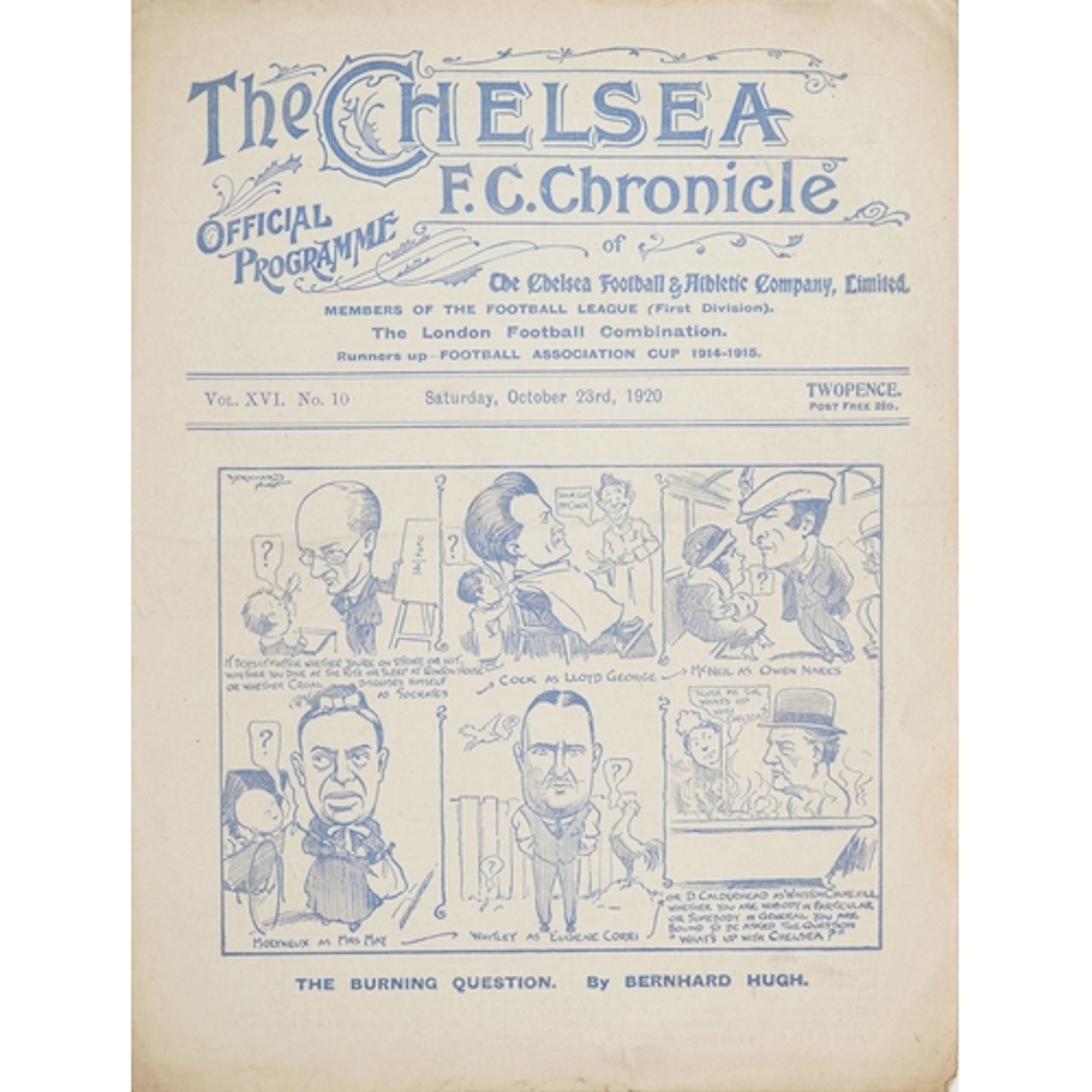 The Chelsea F.C. Chronicles official football programme - Th...