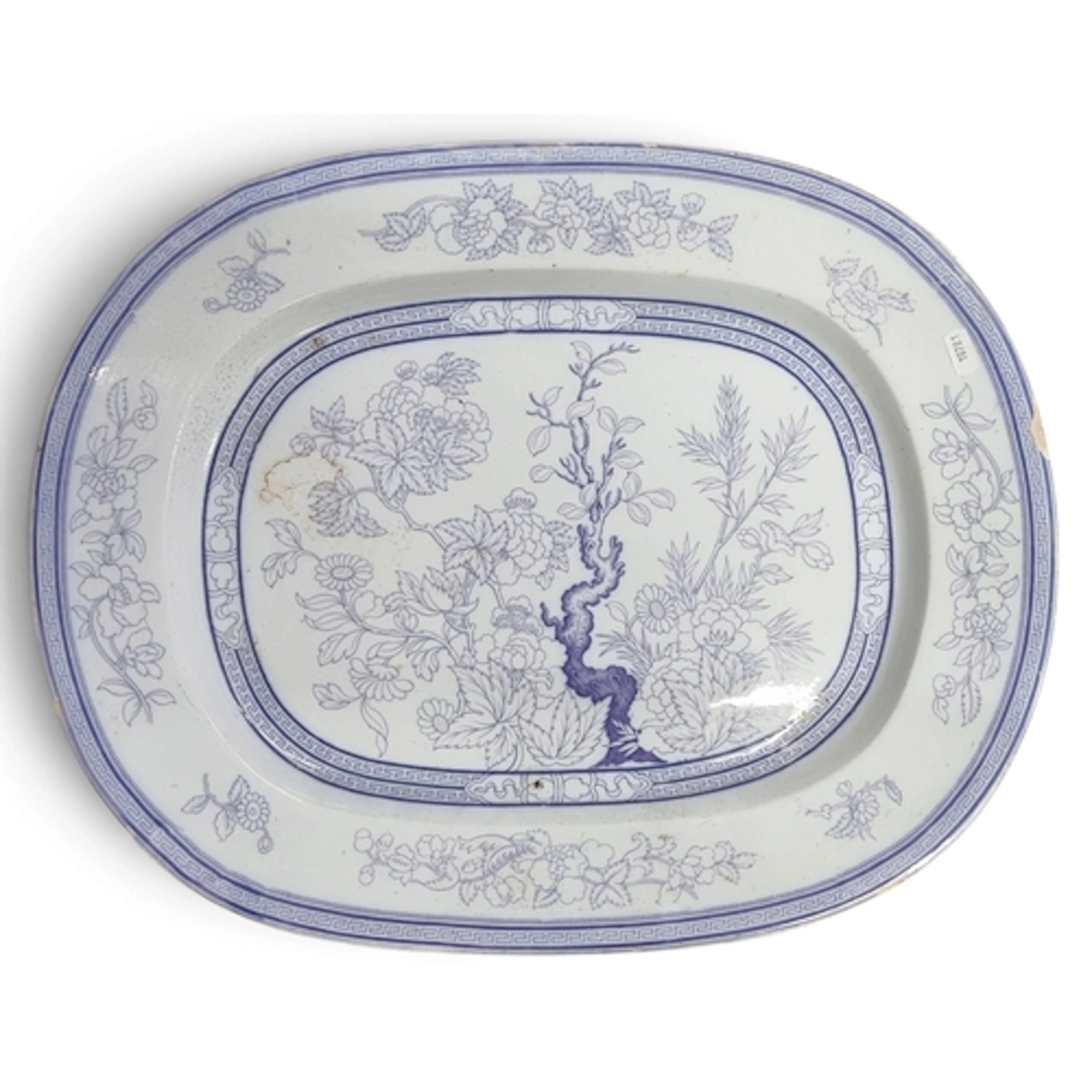 A large 19th Century Porcelain Charger, along with an extrem...