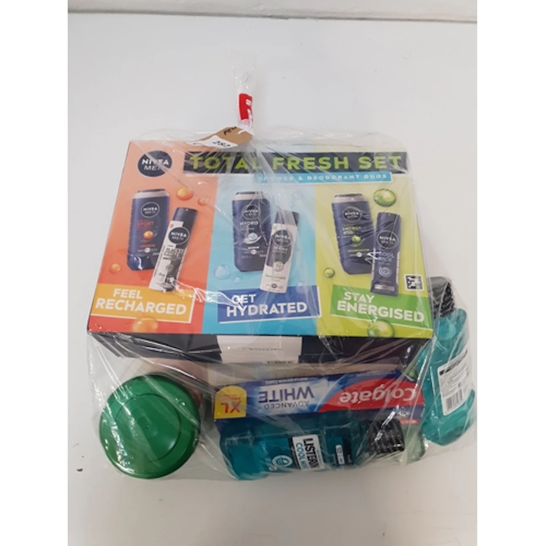 ONE BAG OF NEW AND USED COSMETICS Including Nivea, Lolane, ...