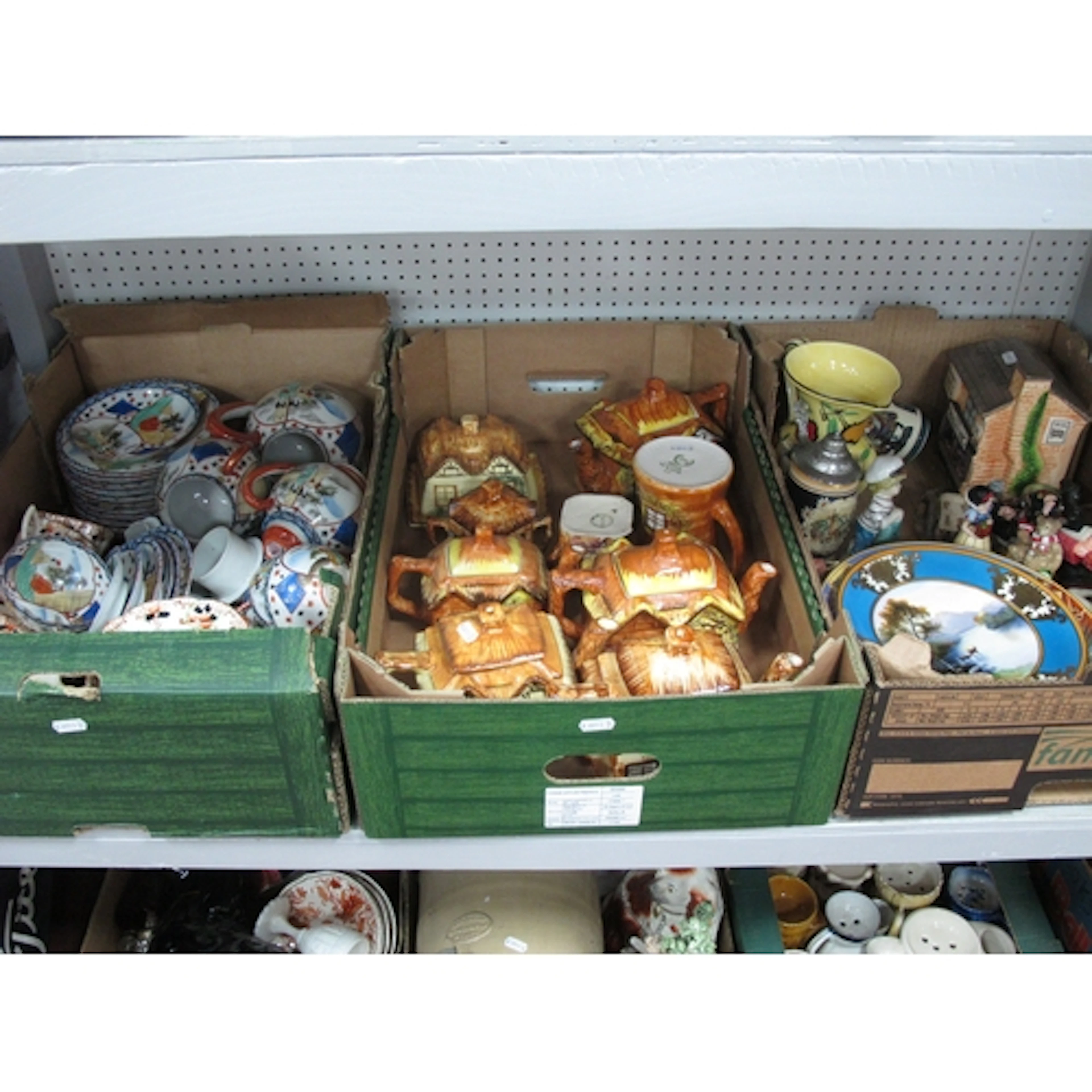 Ceramics, including Japanese eggshell porcelain, Melba China...